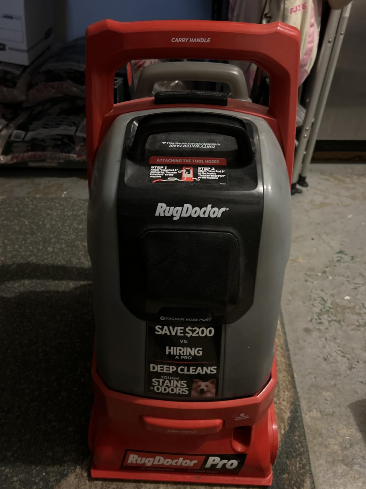 Rug Doctor Pro Deep Commercial Carpet Cleaning Machine - Pet Bundle customer photo 1