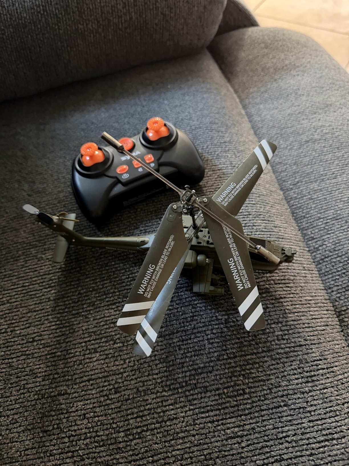 SYMA RC Helicopters, S51H Remote Control Helicopter 2.4GHz Military Army Toys for Boys Girls Kids with Altitude Hold, One Key Take Off/Landing, LED Light, Low Battery Reminder customer photo 1
