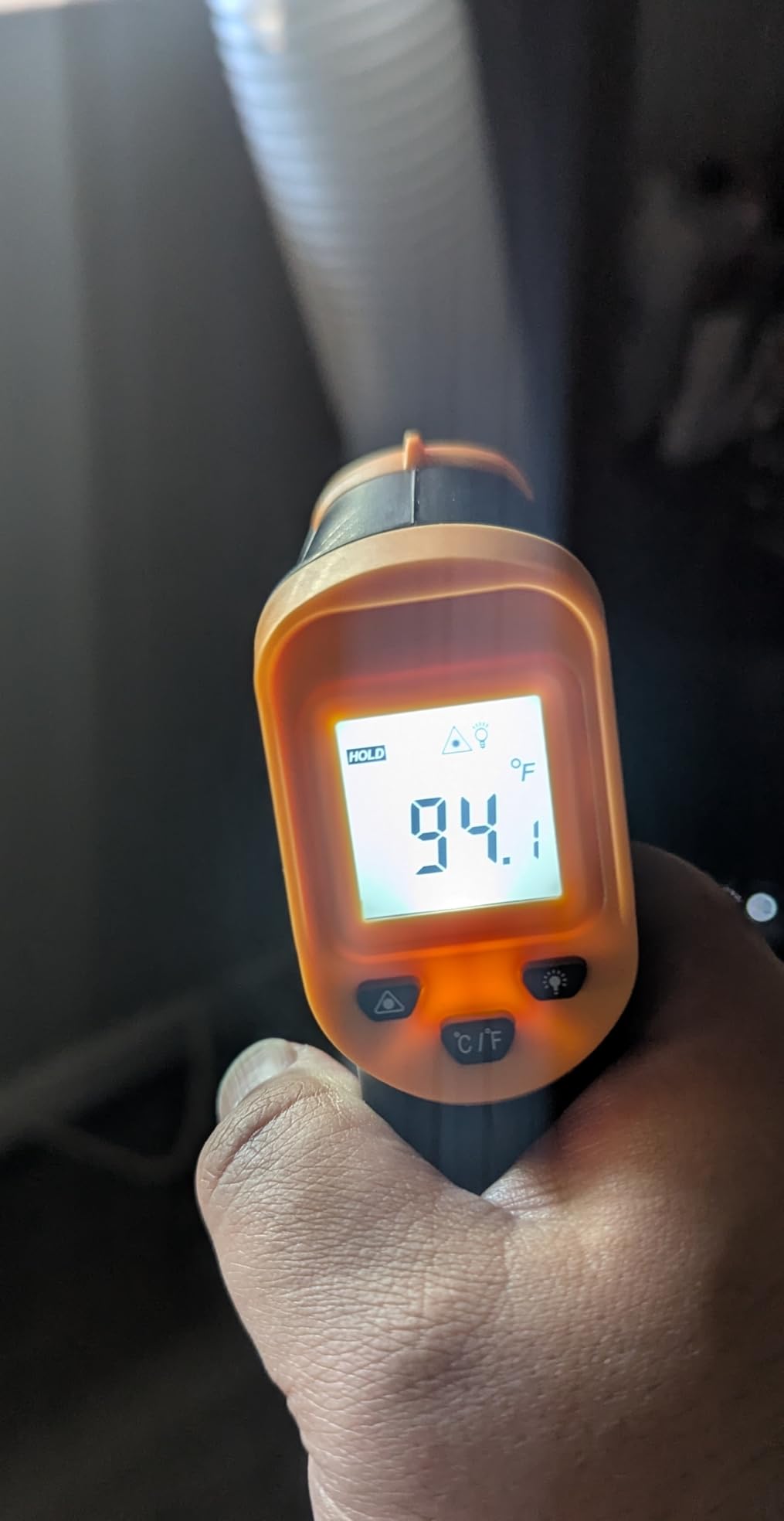Digital Infrared Thermometer Gun for Cooking, BBQ, Pizza Oven, IR Thermometer with Backlight, -58F~932F (-50C~500C) Handheld Non Contact Heat Laser Temperature Gun customer photo 1