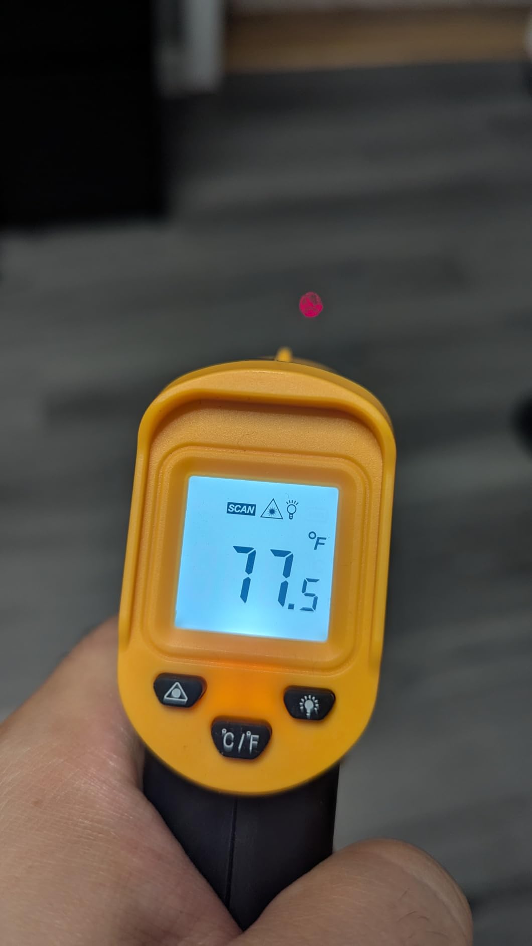Digital Infrared Thermometer Gun for Cooking, BBQ, Pizza Oven, IR Thermometer with Backlight, -58F~932F (-50C~500C) Handheld Non Contact Heat Laser Temperature Gun customer photo 2