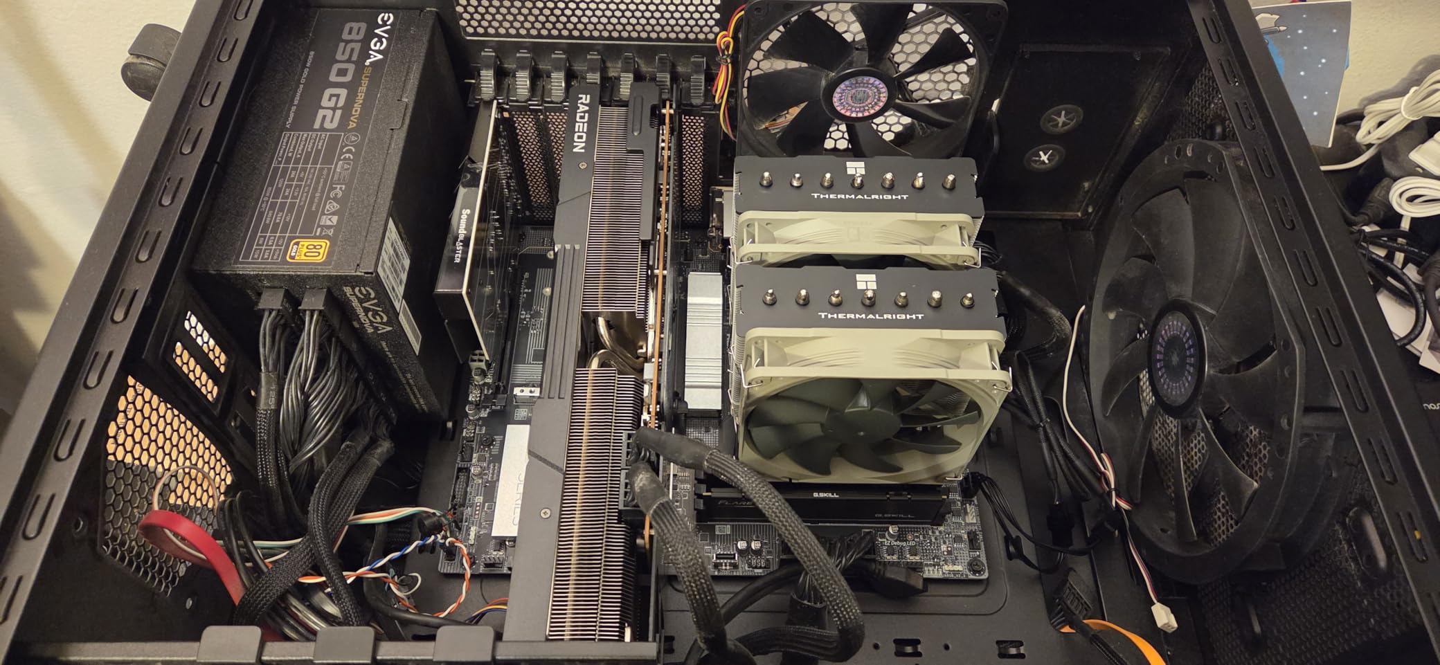 Thermalright Phantom Spirit 120 SE CPU Air Cooler, 7 Heat Pipes CPU Cooler, Dual 120mm TL-C12B V2 PWM Fans, AGHP 4.0 Technology, S-FDB Bearing, for AM4/AM5/Intel LGA1851/1700/1150/1151/1200, PC Cooling customer photo 1