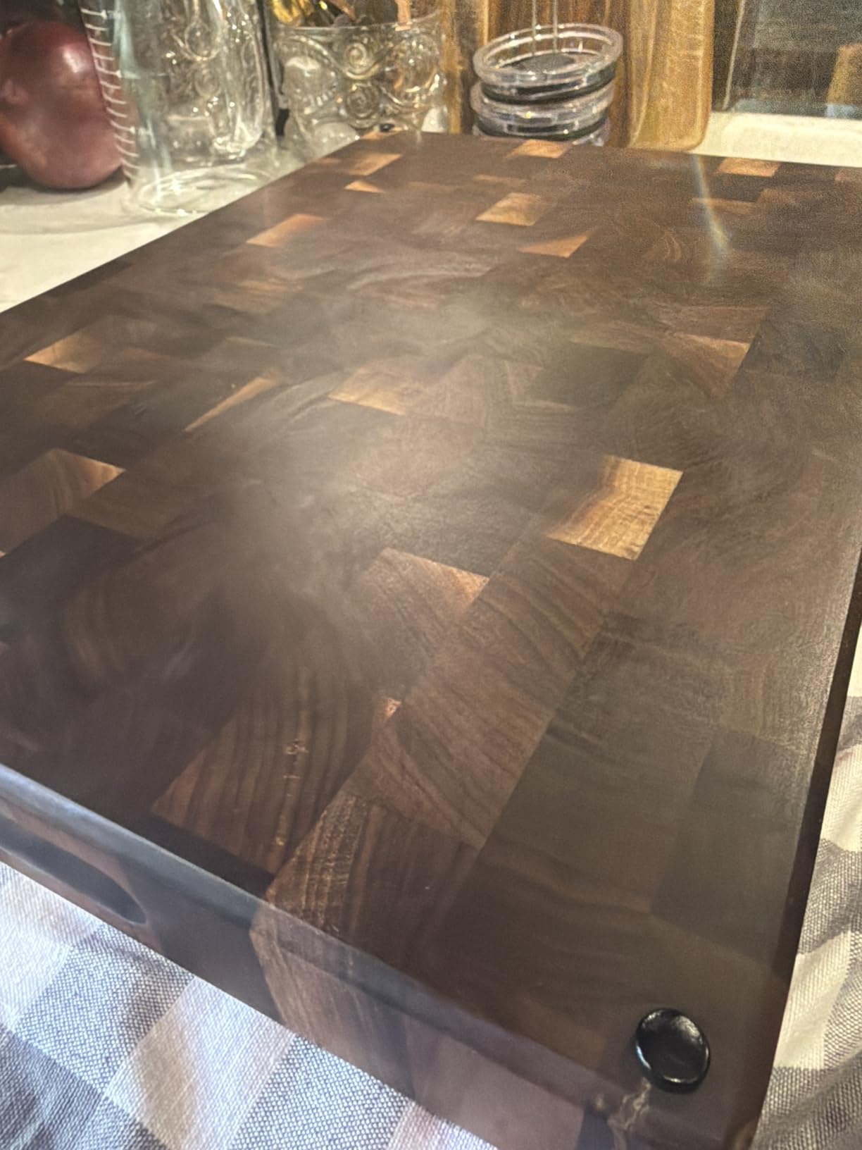 Cozifa American Dark Walnut Wood Cutting Board 17