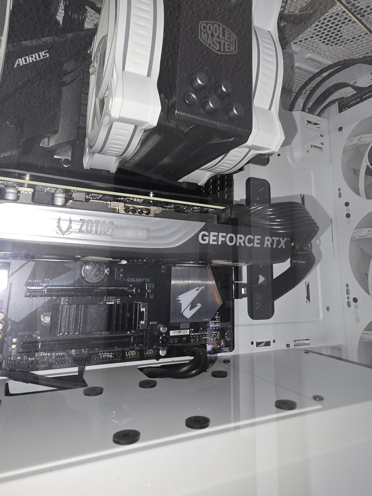 ZOTAC Gaming GeForce RTX 4070 Ti Trinity OC DLSS 3 12GB GDDR6X 192-bit 21 Gbps PCIE 4.0 Gaming Graphics Card, IceStorm 2.0 Advanced Cooling, Spectra 2.0 RGB Lighting, ZT-D40710J-10P customer photo 1