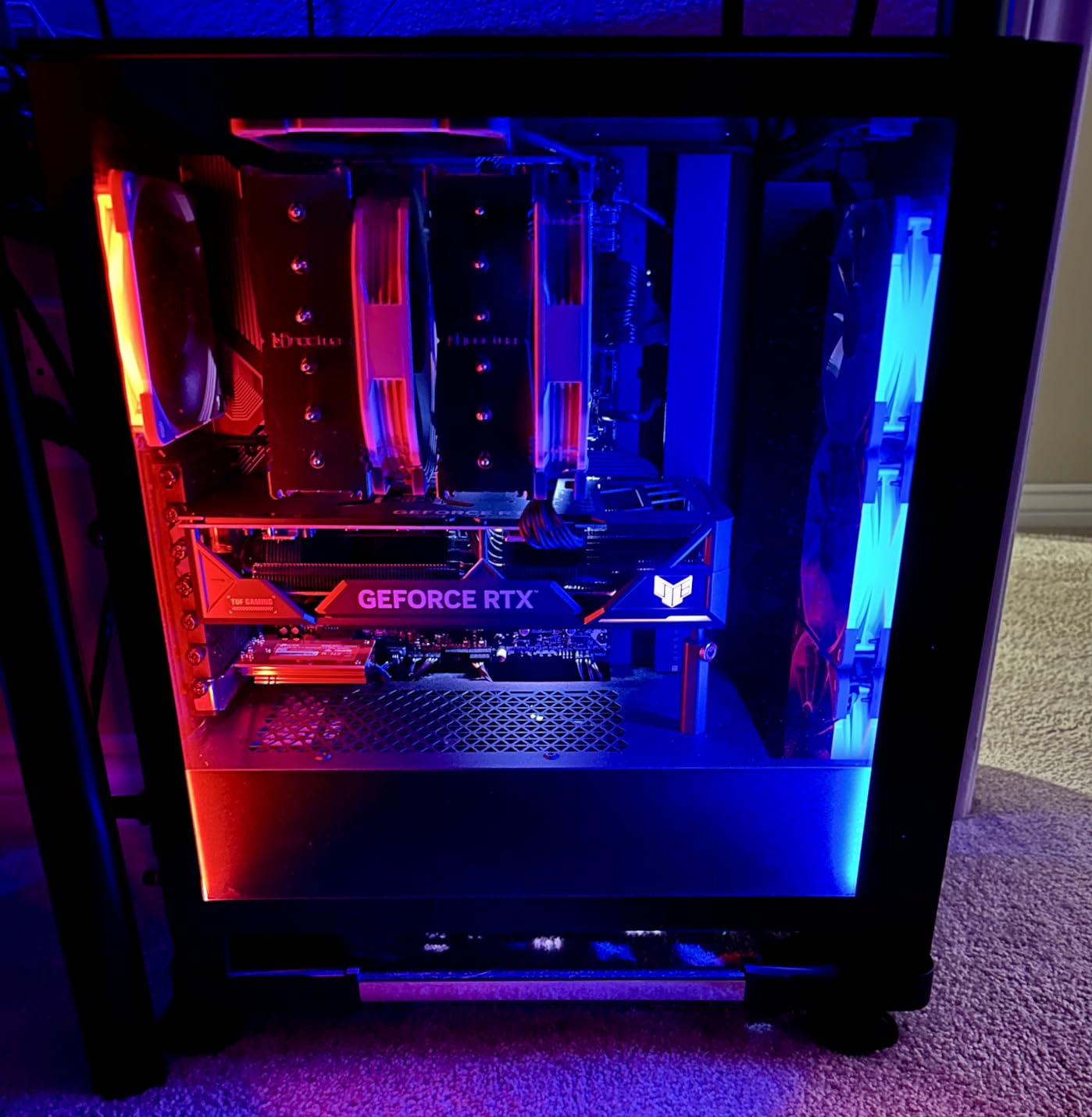 ASUS TUF Gaming NVIDIA GeForce RTX 4070 Ti OC Edition Gaming Graphics Card, 12GB GDDR6X customer photo 2