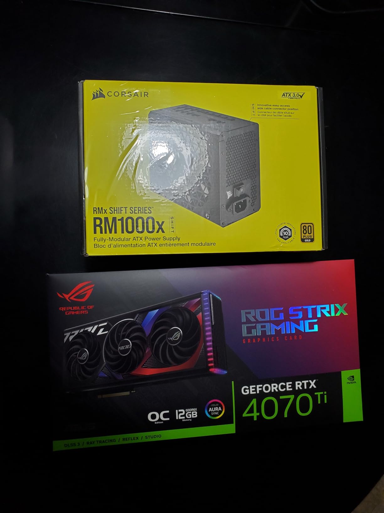 ASUS ROG Strix NVIDIA GeForce RTX 4070 Ti OC Edition Gaming Graphics Card, 12GB GDDR6X customer photo 1