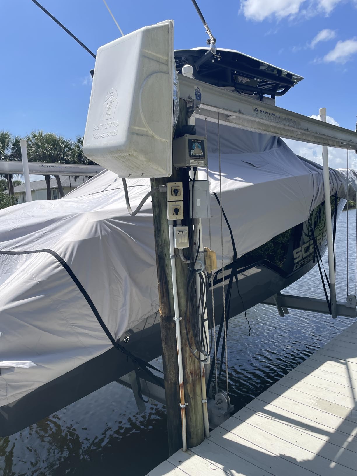 RVMasking Upgraded 1200D T-Top Boat Cover 100% Waterproof Heavy Duty Tear-Resistant Polyester with Motor Cover for Center Console Boat with T TOP Roof, 20'-22' Long Beam Width up to 106