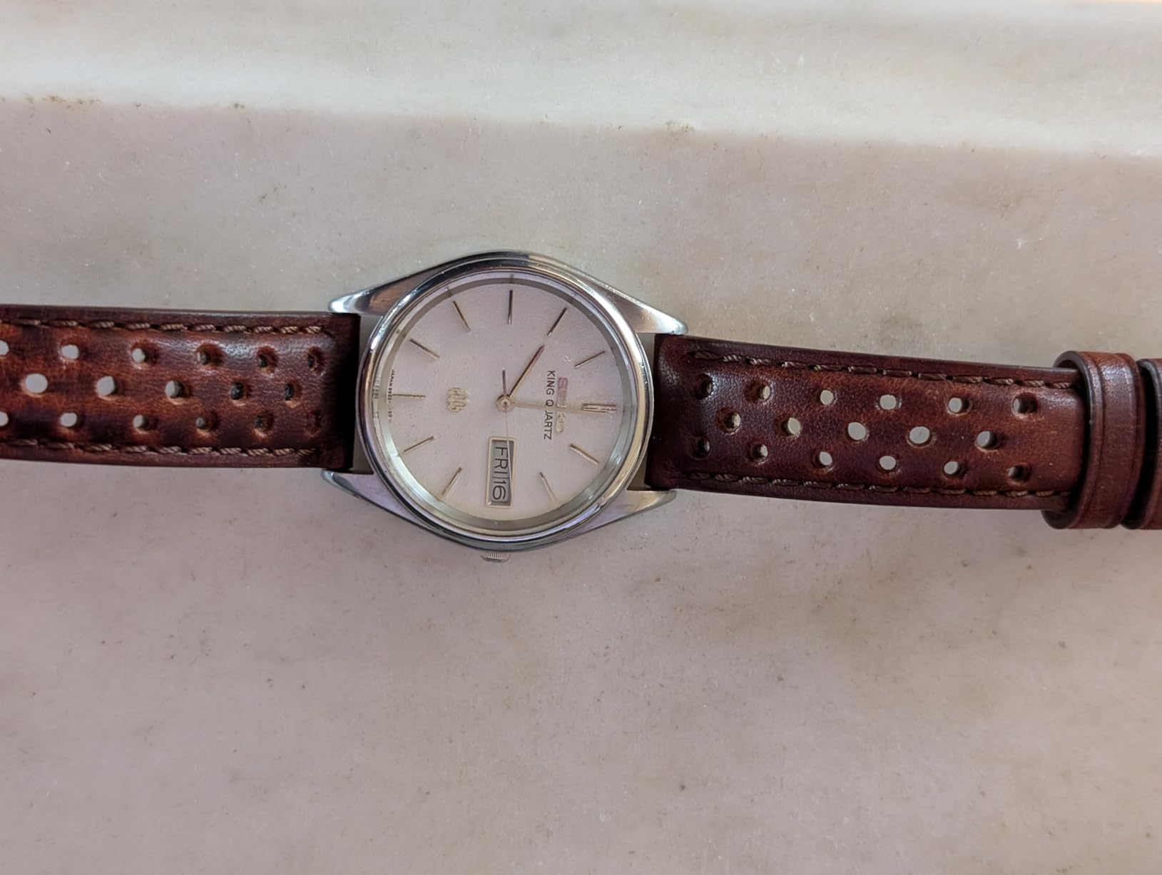 Barton Racing & Rally Horween Leather Straps with Integrated Quick Release Spring Bars - Watch Bands customer photo 1