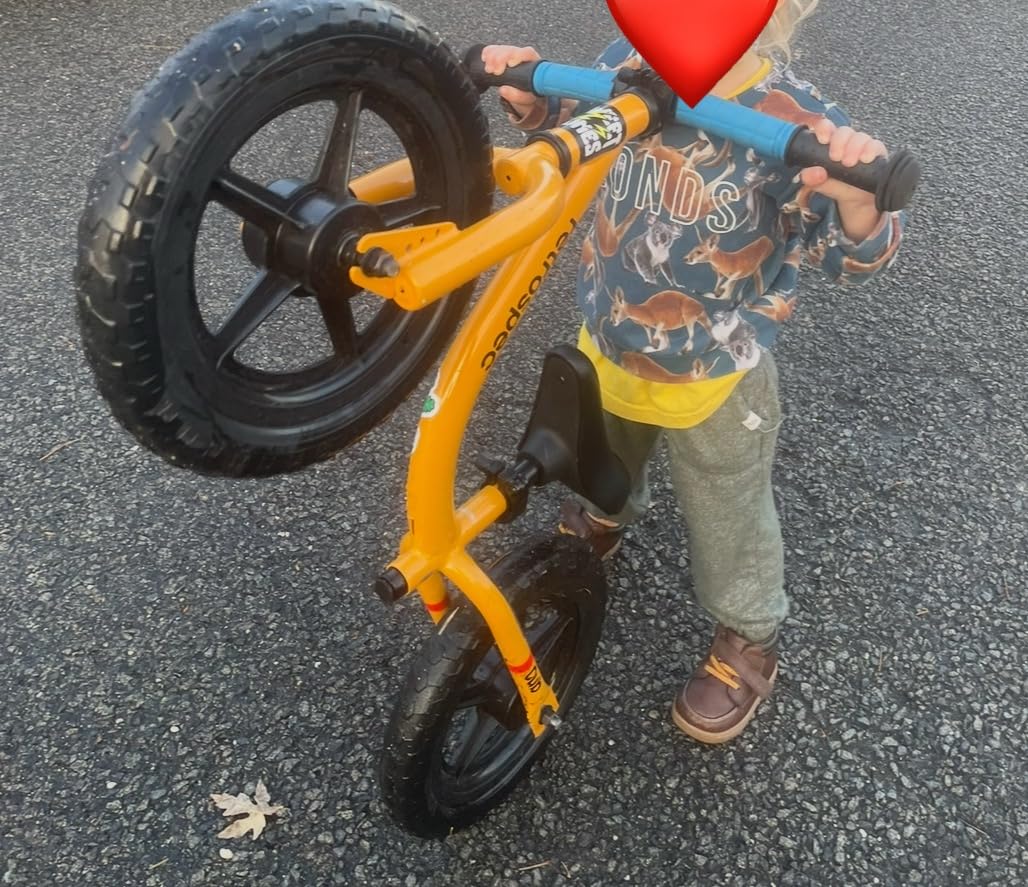 Retrospec Cub Plus Toddler Balance Bike for Boys & Girls Ages 18 Months - 4 Years No Pedals with Lightweight Frame and Adjustable V-Brake, Seat and Handlebar for Kids customer photo 2