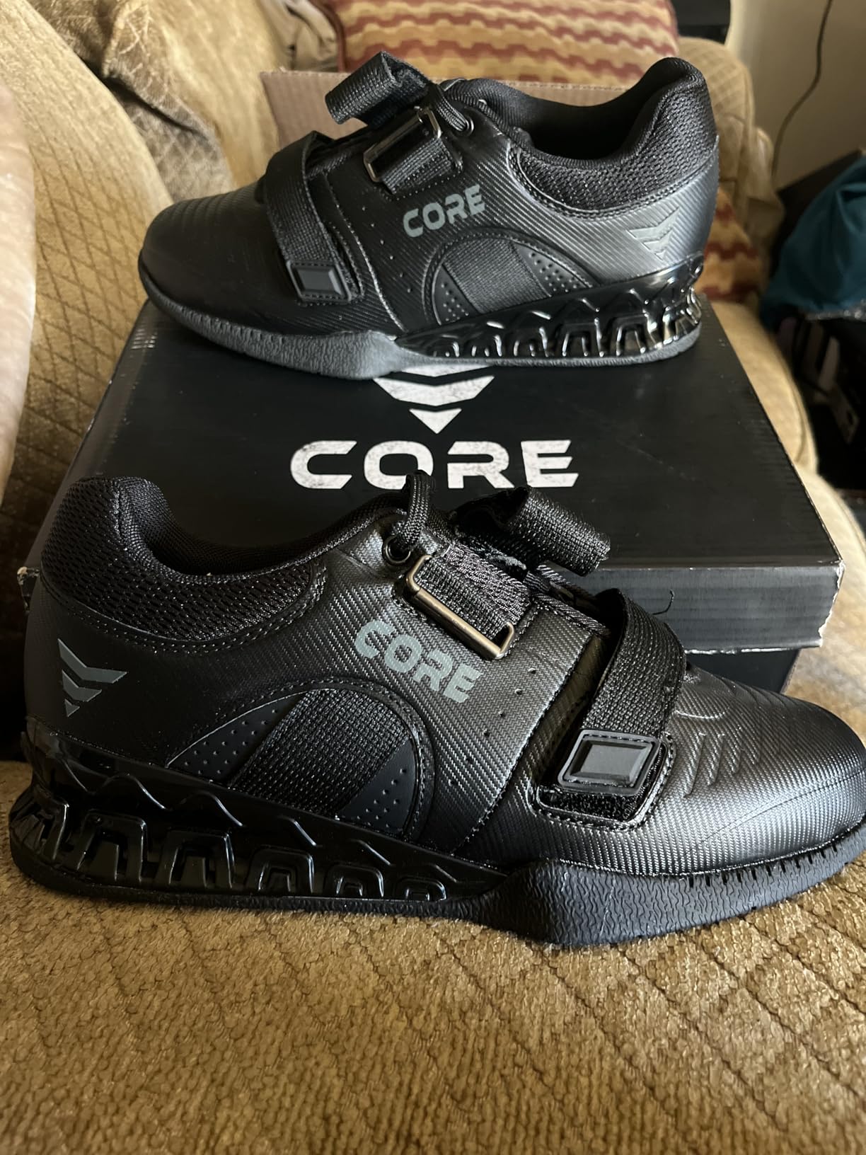 Core Weightlifting Shoes Force Black - Squat Shoes for Men and Women customer photo 1