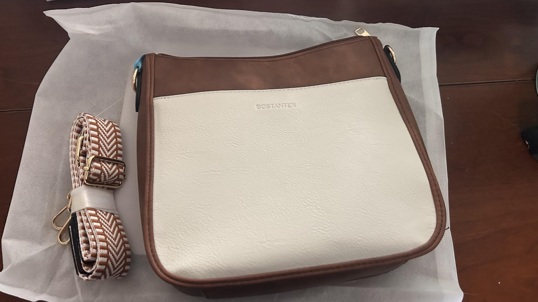 Crossbody Bags for Women Trendy Vegan Leather Hobo Purses Shoulder Handbags Wide Shoulder Strap customer photo 1