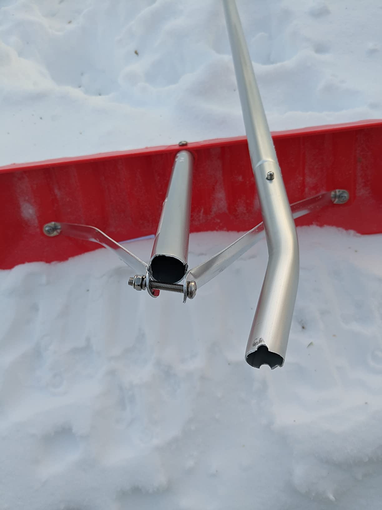 Extreme Max 5600.3288 Poly Roof Rake - 21' Reach with 23