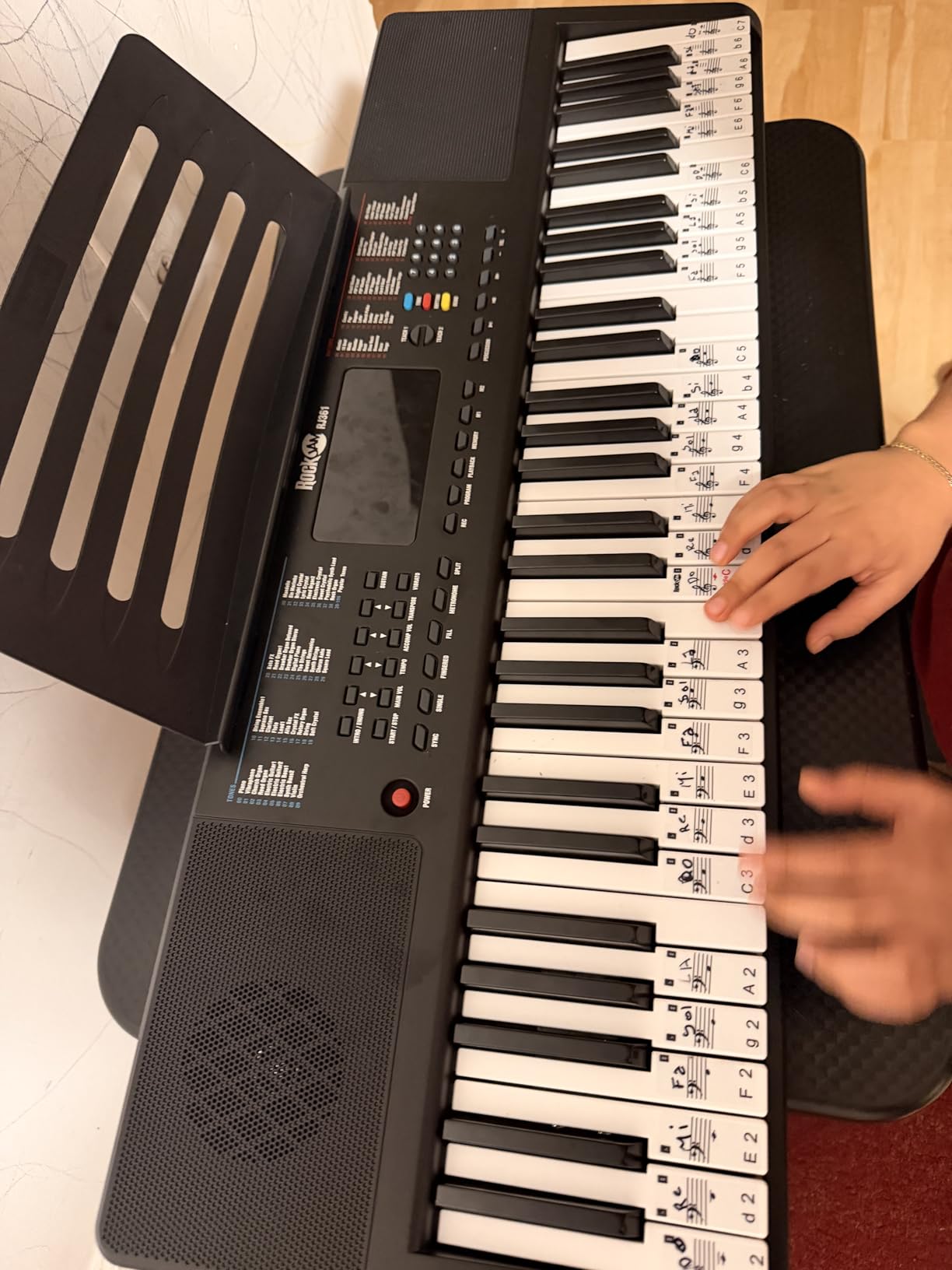 RockJam 25-Key Rechargeable USB MIDI Keyboard Controller - Mini Piano Keyboard with Velocity-Sensitive Pads, Synth Controller, Bluetooth/Wired MIDI, Arpeggiator, DAW Compatible customer photo 1