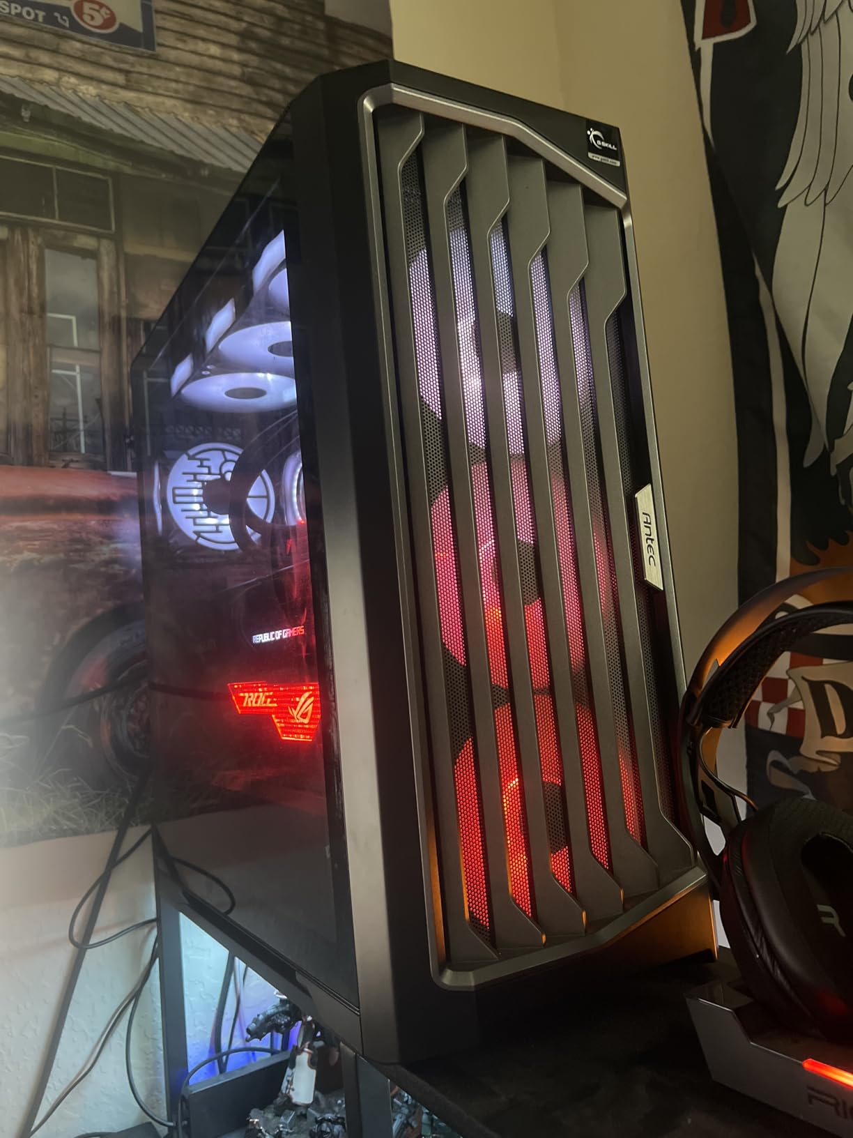 Antec Performance 1 FT, Full Tower, RTX40 Fully Compatible, Temp Display, 4 x Storm T3 PWM Fans, Type-C, Dual TG Side Panels, Removable Top Bracket, High Airflow Mesh Front Panel, E-ATX PC Gaming Case customer photo 1