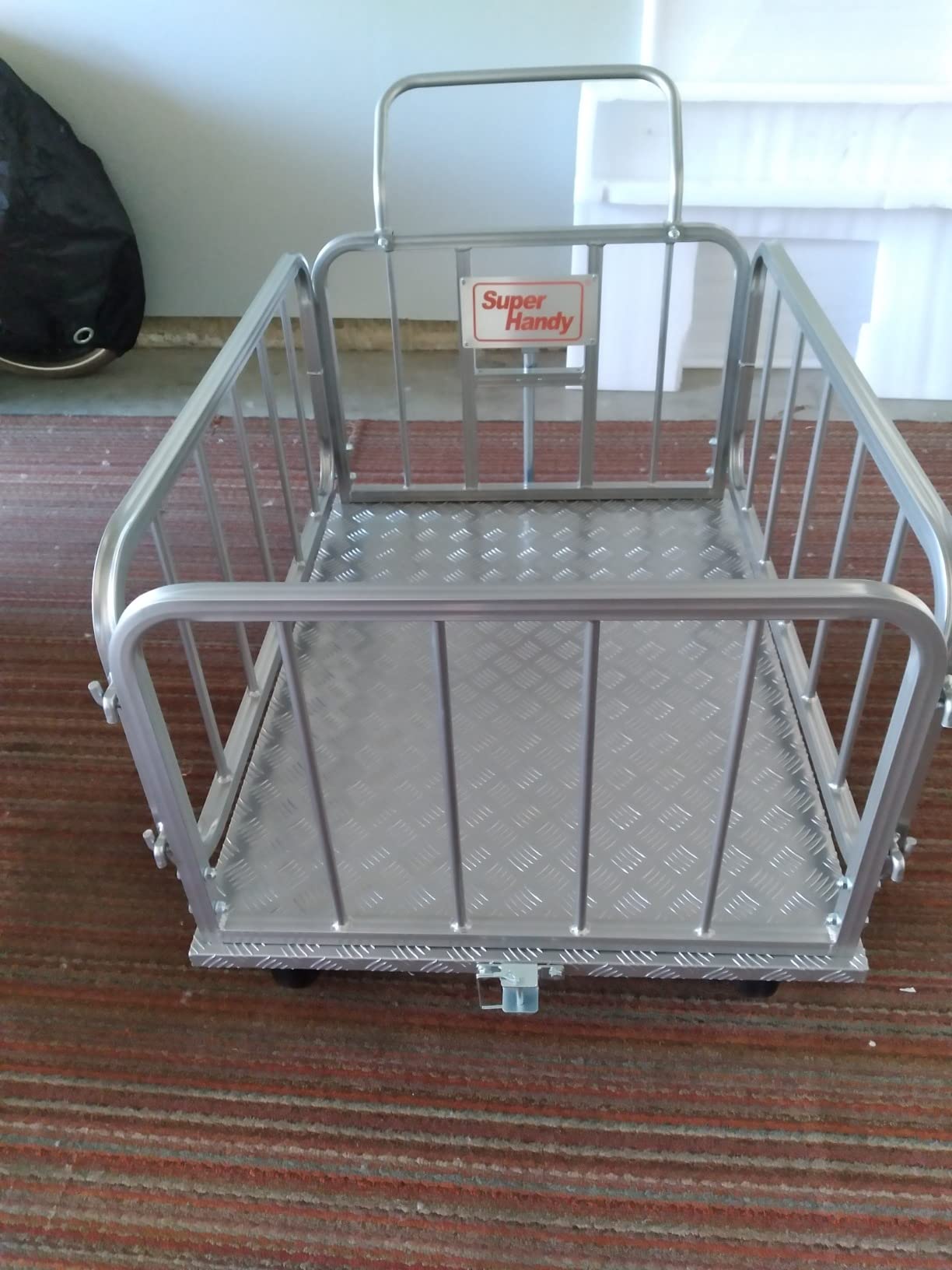 SuperHandy Cargo Trailer Heavy-Duty, Utility Cart - 1200 lbs Capacity with Hitch, 8