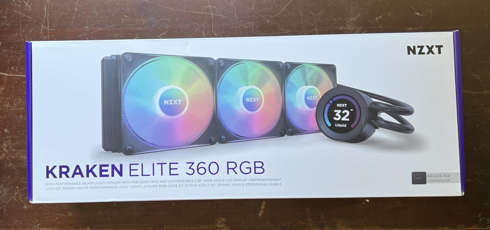 NZXT Kraken Elite 280 RGB - RL-KR28E-B1 - 280mm AIO CPU Liquid Cooler - Customizable 2.36