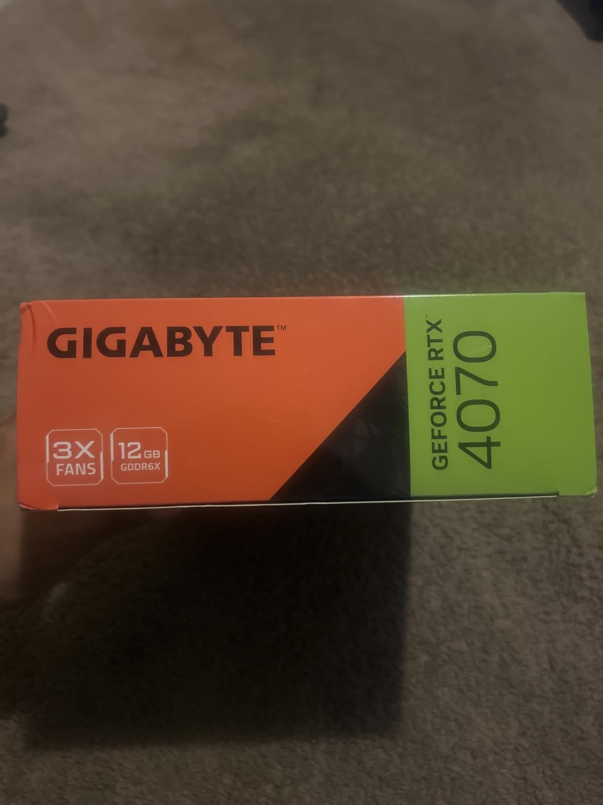 GIGABYTE GeForce RTX 4070 WINDFORCE OC 12G Graphics Card, 12GB 192-bit GDDR6X customer photo 1