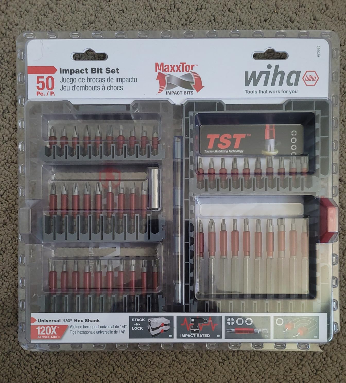 Wiha 76885 50 Piece MaxxTor Impact Bit Set customer photo 2