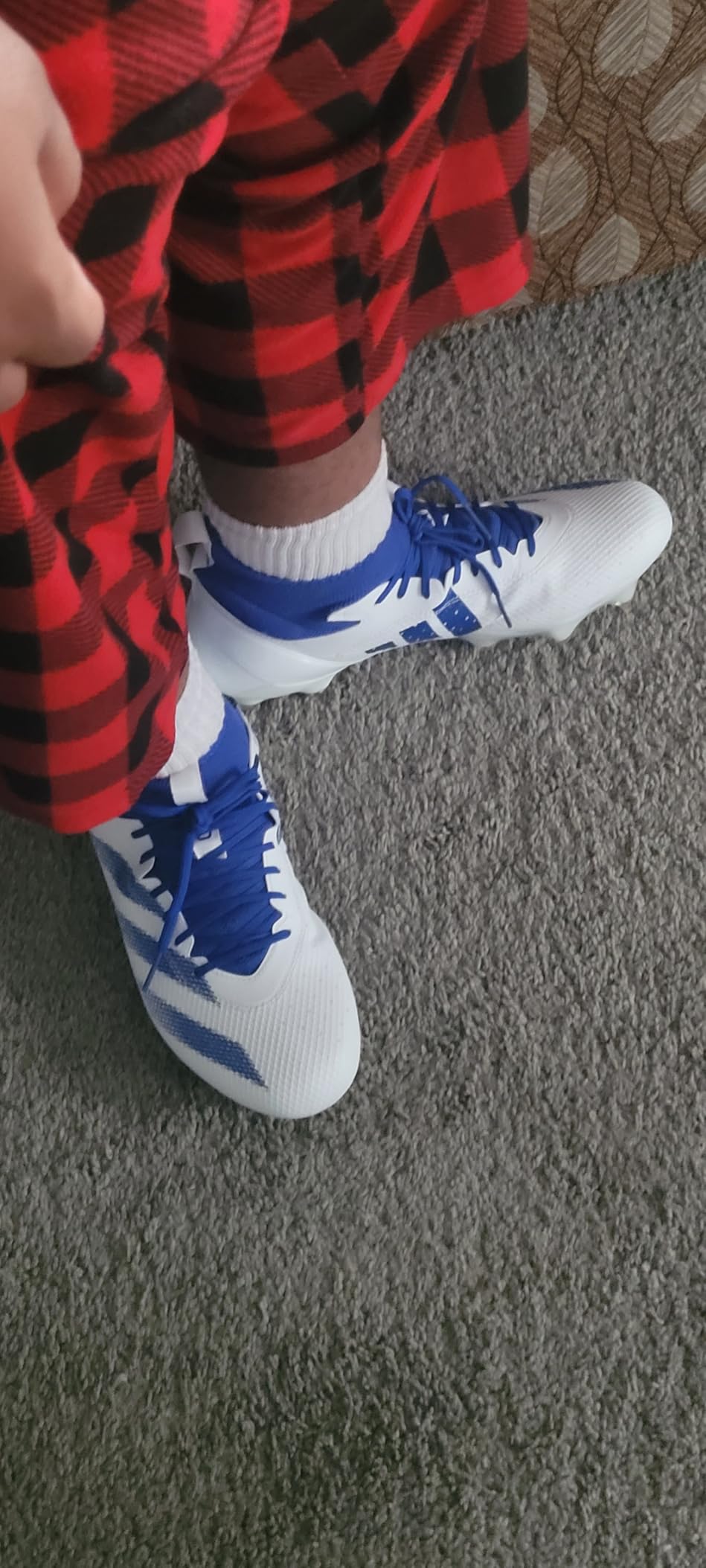adidas Mens Adizero Impact+ Premier Football Cleats customer photo 2