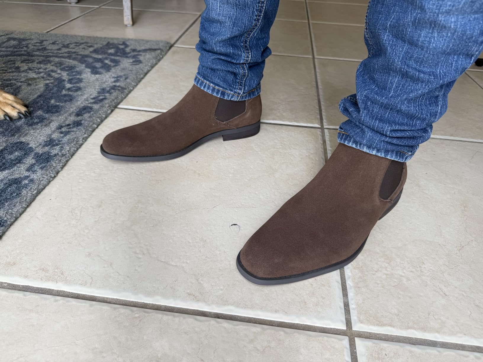 Men's Collen Leather Ankle Chelsea Boot customer photo 1