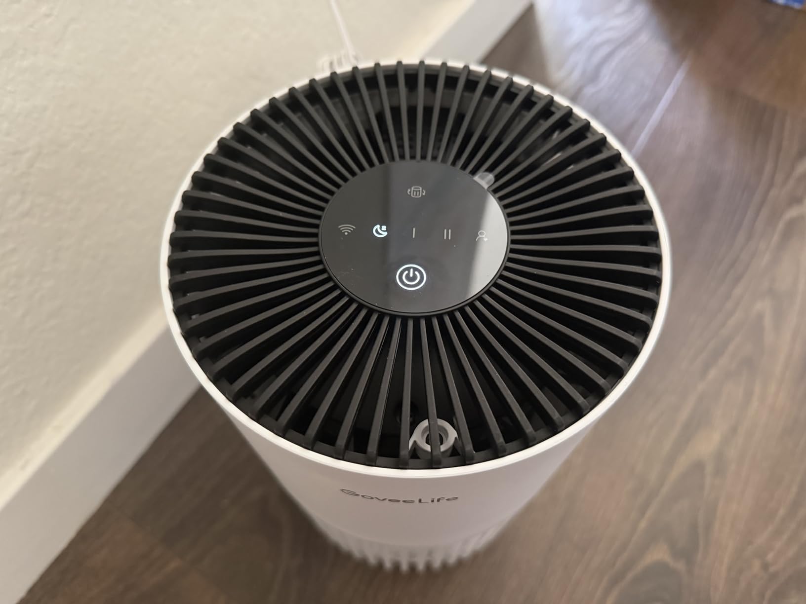 GoveeLife Mini Air Purifier for Bedroom, Smart Filter Air Purifier with App Alexa Control for Pet Hair, Odors, Pollen, HEPA Portable Air Cleaner with 3 Speeds, 2 Modes, Timer, Aroma for Home customer photo 1