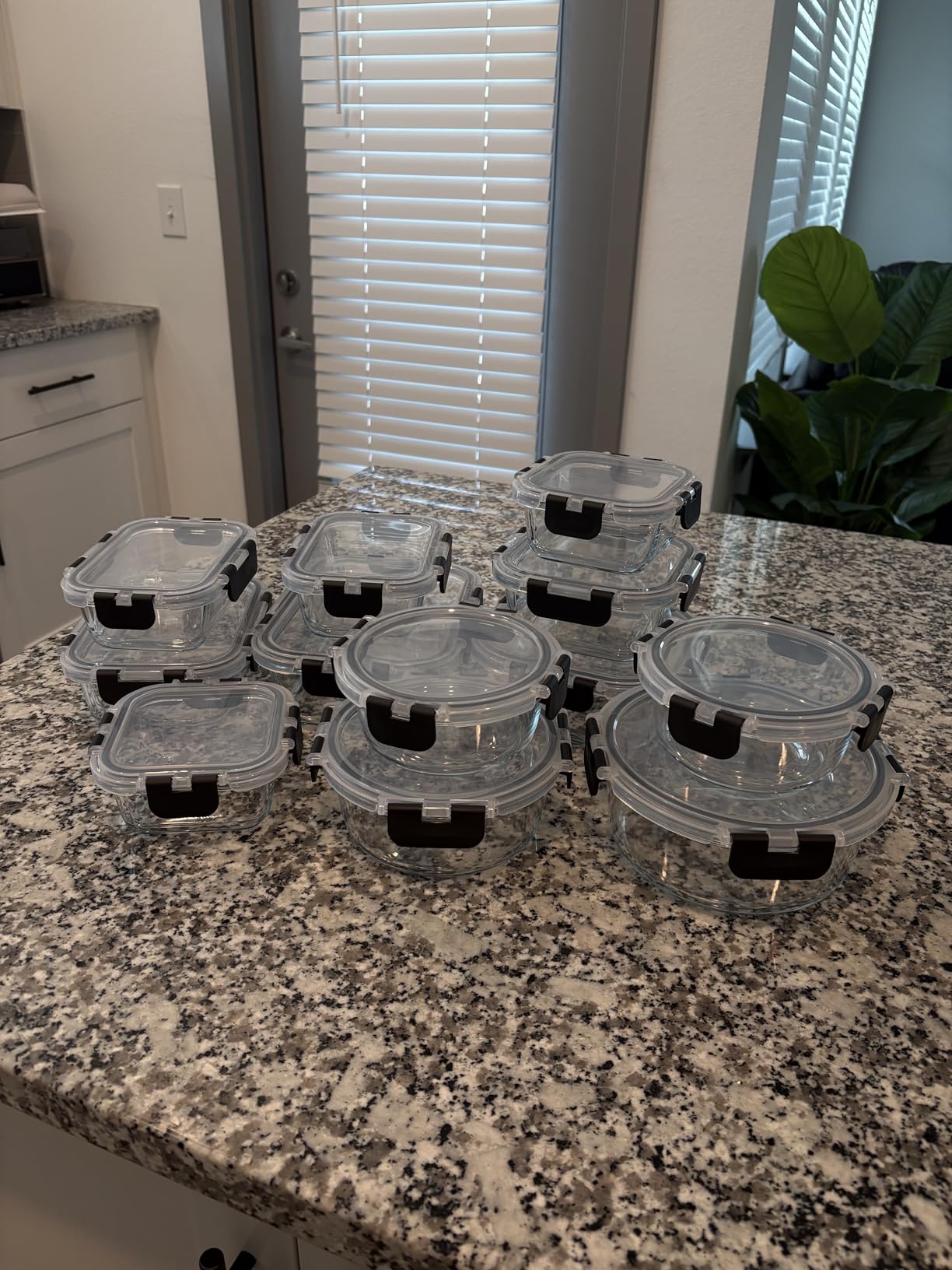 Magic Mill Premium Borosilicate Glass Food Storage Containers with lids Set | 24pc Sets with 12 Bowls & 12 Airtight Locking Lids for Lunch & Meal Prep, Safe for Oven, Freezer, Dishwasher, BPA-Free customer photo 2