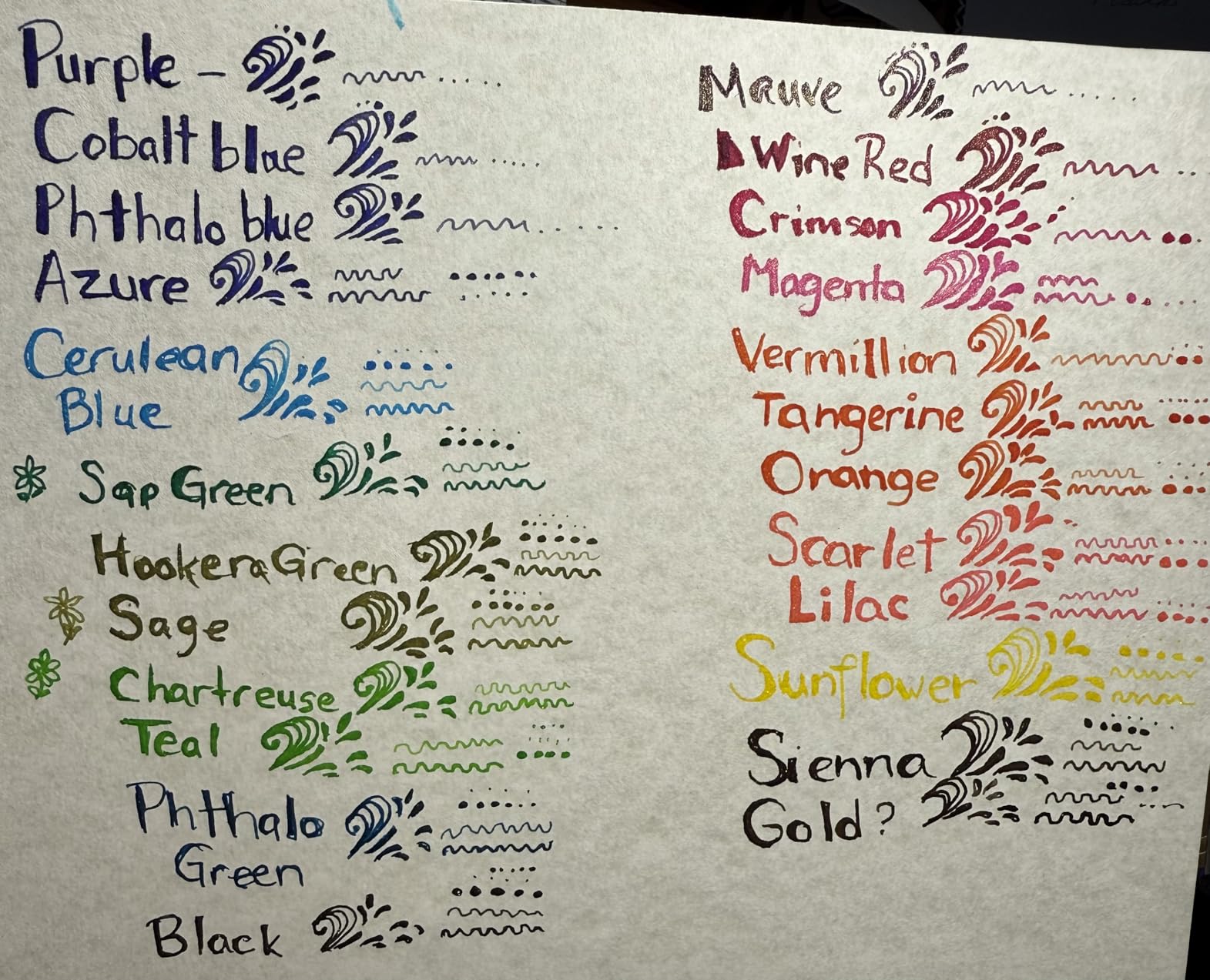 24 Colors Calligraphy Ink Set, Colorful Dip Pen Ink With Gold Powder for Drawing and Writing Art, Gift Box Included customer photo 2