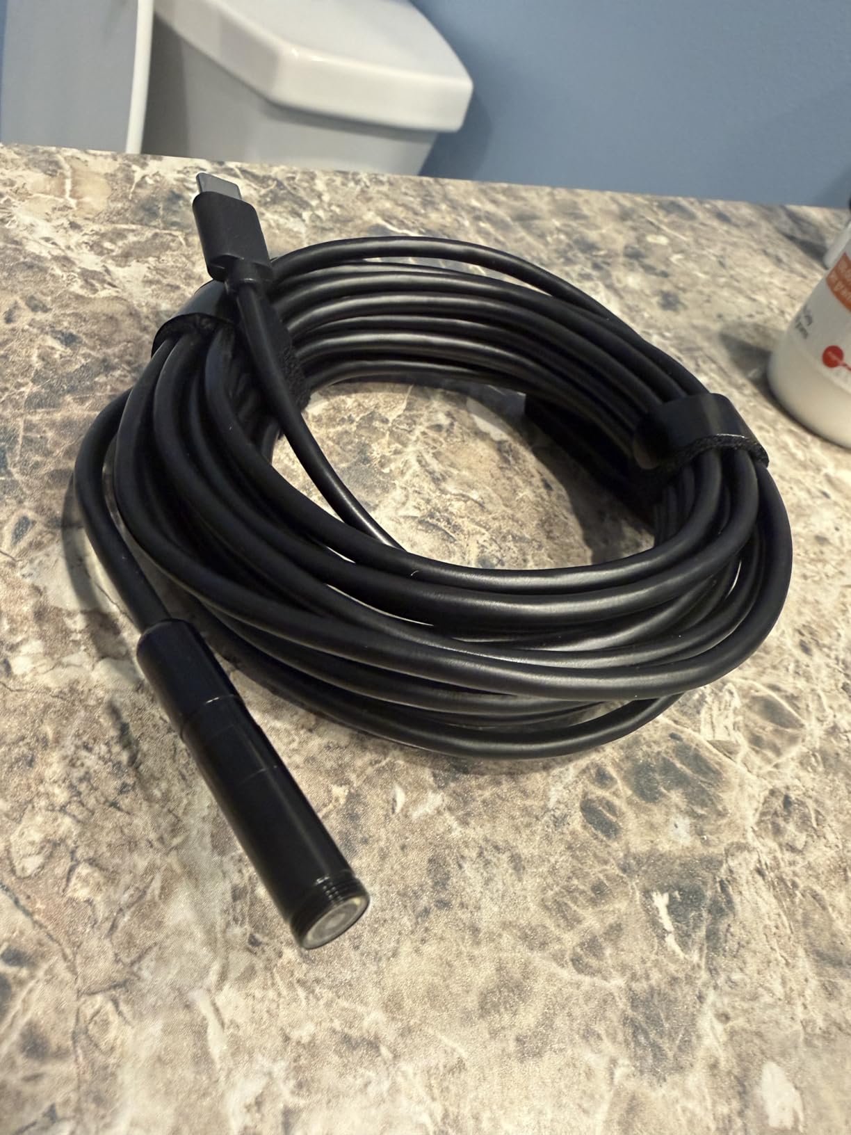 Endoscope Camera with Light, 1920P HD Borescope Tools with 8 Adjustable LED Lights, Endoscope with Semi-Rigid Snake Camera, Inspection Borescope for iOS and Android - 16.4ft Single Lens customer photo 2