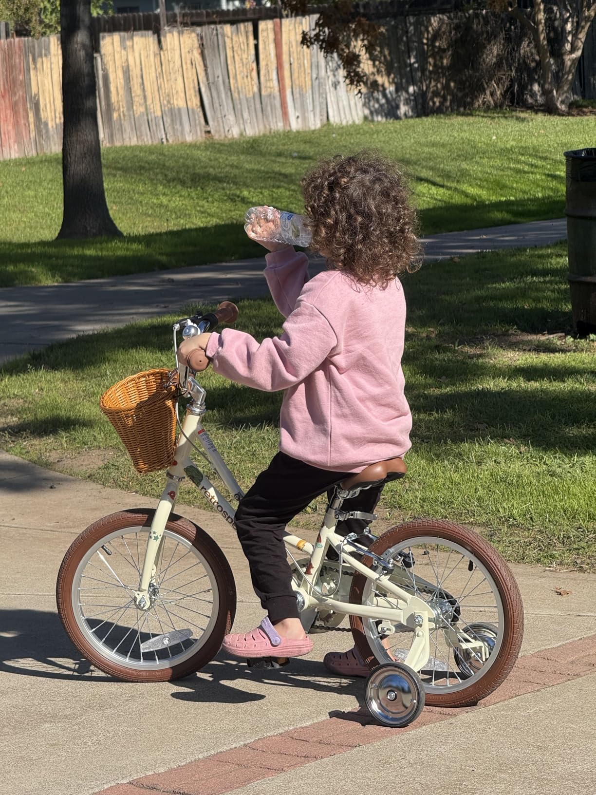 Retrospec Beaumont Mini 16in Kids Bike with Training Wheels & Basket - Beginner Bicycle for 4-6 Year Olds, Low-Profile Frame, V-Brakes & Safety Bell customer photo 1