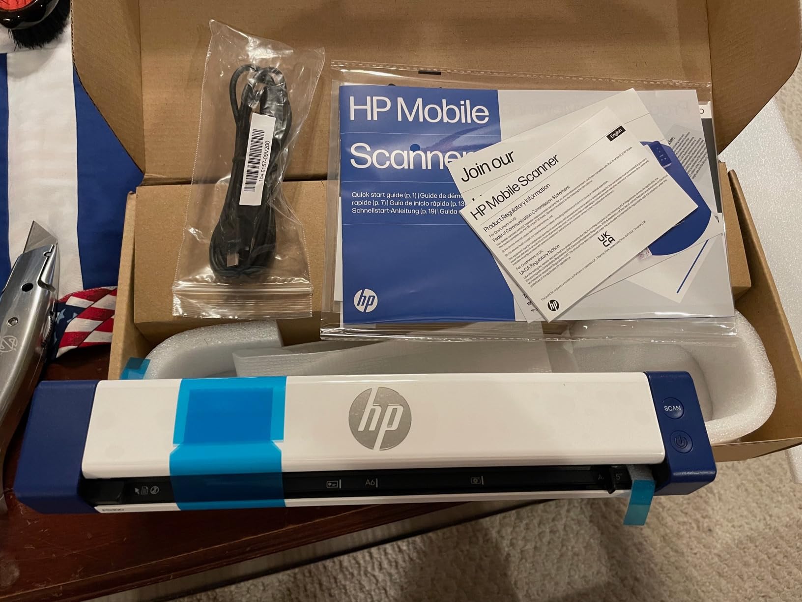HP Small USB Document & Photo Scanner for Portable 1-Sided Sheetfed Digital Scanning customer photo 2