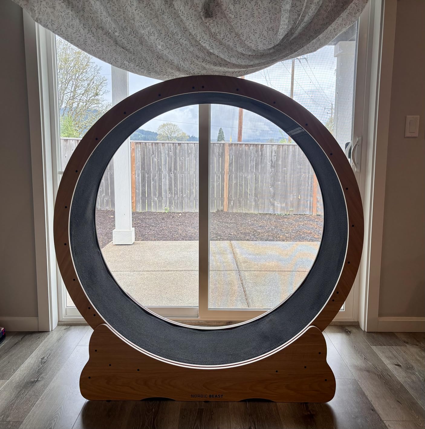 Nordic Beast 48'' XL Cat Wheel - Safe, Quiet & Stable Exercise Wheel for Large Indoor Cats up to 45 lbs - 15.7'' Extra-Wide Surface Fits 2 Cats Side by Side & Prevents Wobbling, 1-Year Warranty customer photo 2