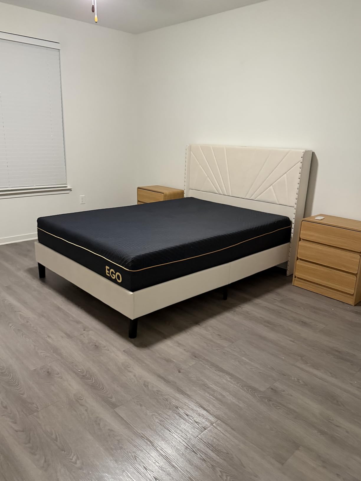 EGOHOME 14 inch Firm Queen Mattress, Memory Foam Mattress with Cooling Cover, Bed in a Box, CertiPUR-US Certified, Breathable and Supportive, Made in USA customer photo 1