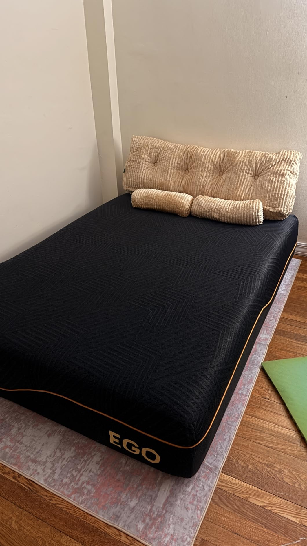 EGOHOME 14 inch Firm Queen Mattress, Memory Foam Mattress with Cooling Cover, Bed in a Box, CertiPUR-US Certified, Breathable and Supportive, Made in USA customer photo 2