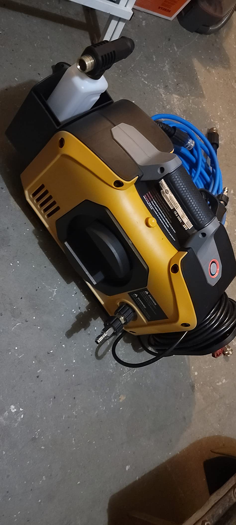 CAT Electric Pressure Washer 1850 PSI 1.4 GPM with 20' high-Pressure Hose, Quick Release Gun, 3-in-1 Nozzle Lance, Foam Cannon Water Pressure Washers, Power Washer for Your Home Patio, Driveway & RV customer photo 2