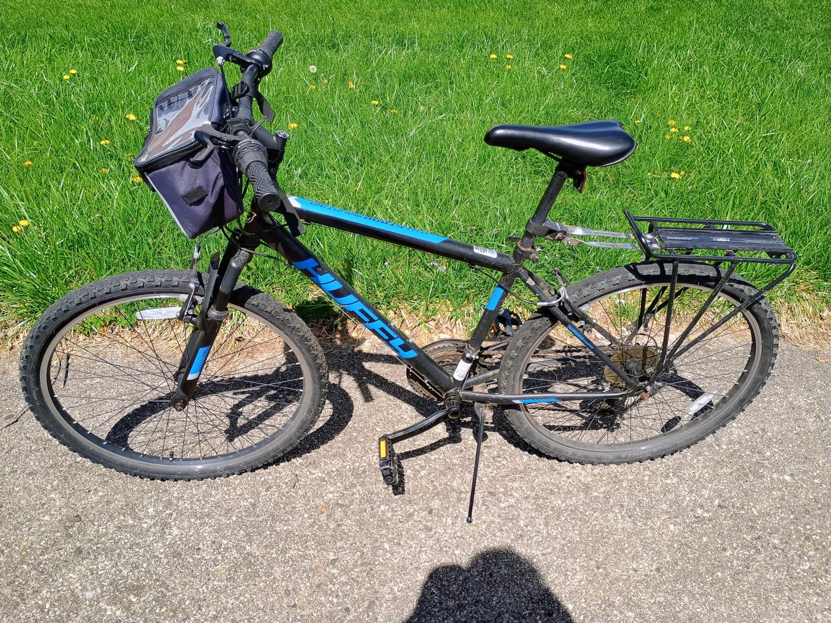 Huffy Stone Mountain Bike for Men and Women, 20''/24''/26'', 6-Speed (20'') or 21-Speed, Front or Dual Suspension (Varies), Multiple Colors, Adjustable Saddle, Shimano Equipped, All-Terrain Tires customer photo 1