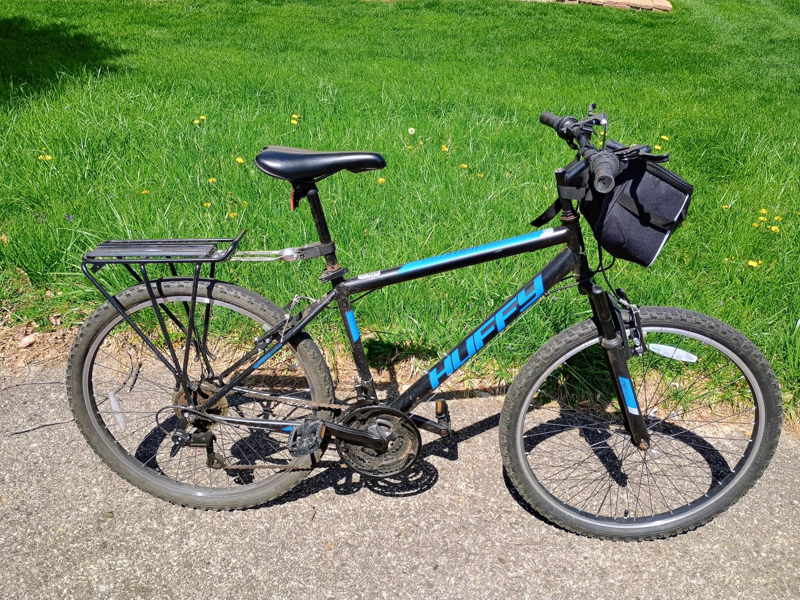 Huffy Stone Mountain Bike for Men and Women, 20''/24''/26'', 6-Speed (20'') or 21-Speed, Front or Dual Suspension (Varies), Multiple Colors, Adjustable Saddle, Shimano Equipped, All-Terrain Tires customer photo 2