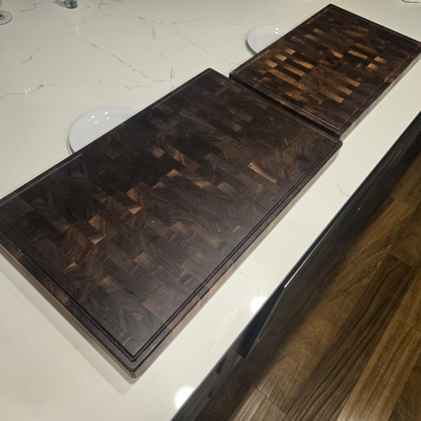 American Black Walnut Cutting Board - 15.7 x 10.2 Inch (Extra Thick 1.7