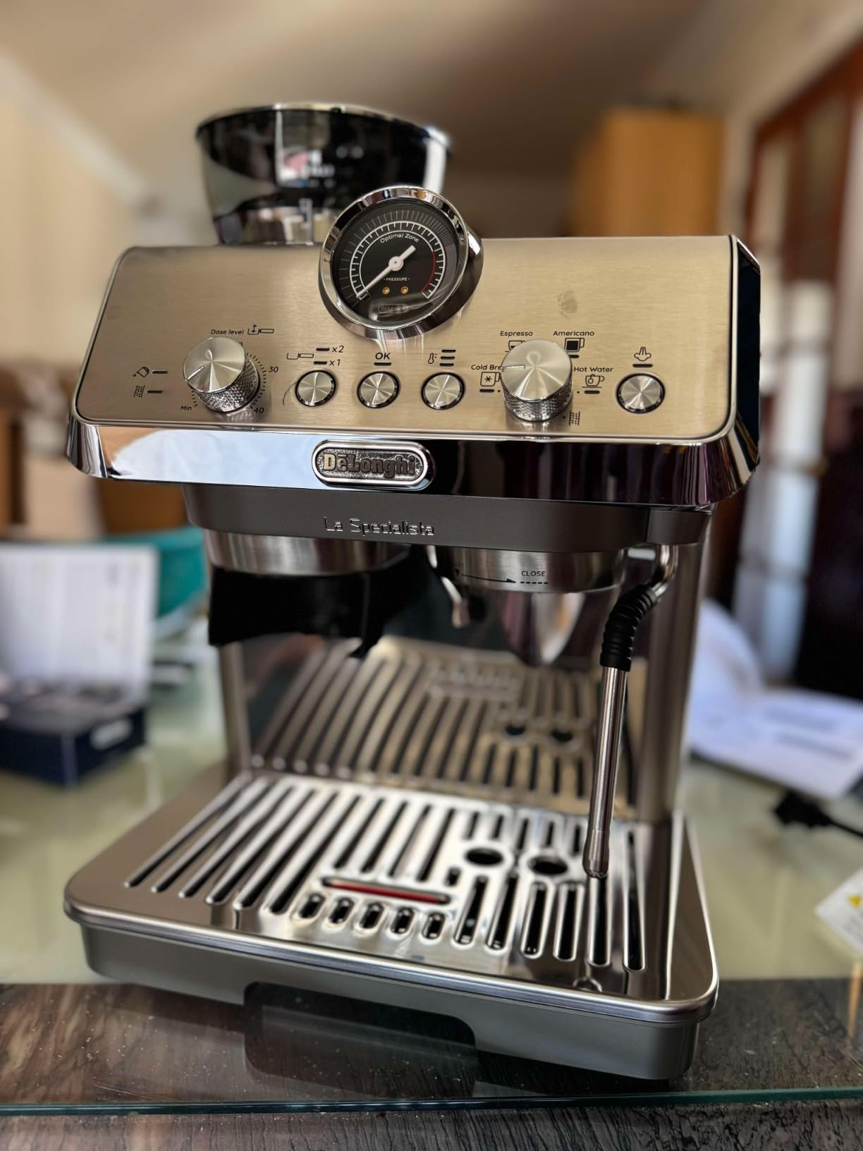 De'Longhi La Specialista Arte Evo Espresso Machine - Compact Cold Brew Coffee Maker with Grinder, Milk Steam Wand/Frother & Tamping Tools - Home Barista Kit for Lattes, Cappuccinos, Iced Coffee customer photo 2