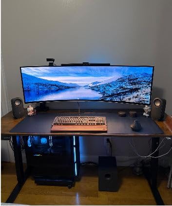 Samsung 49-inch Odyssey G93SC Series Curved Gaming Monitor, QD-OLED, 240Hz, 0.03ms, DQHD, G-Sync Compatible, FreeSync Premium Pro, Adjustable Stand customer photo 1