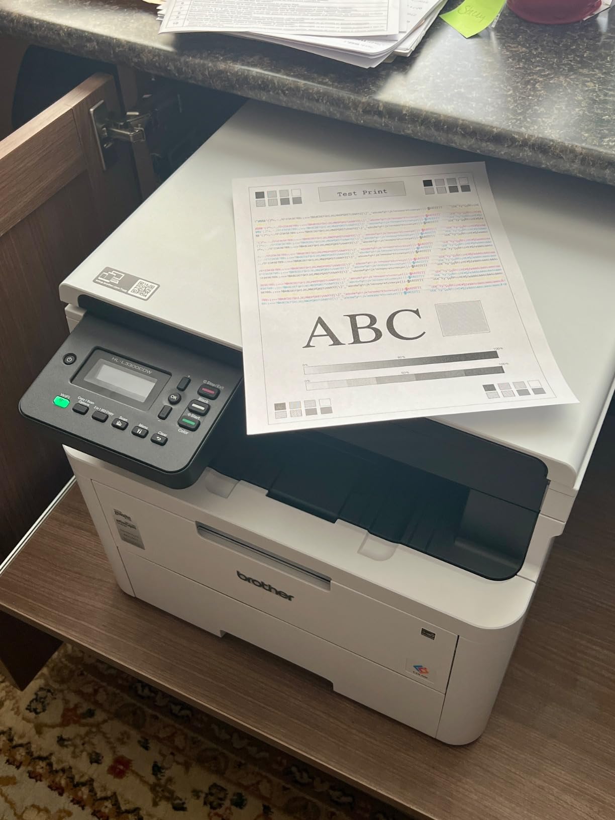 Brother HL-L3300CDW Wireless Digital Color Multi-Function Printer with Laser Quality Output, Copy & Scan, Duplex, Mobile customer photo 1