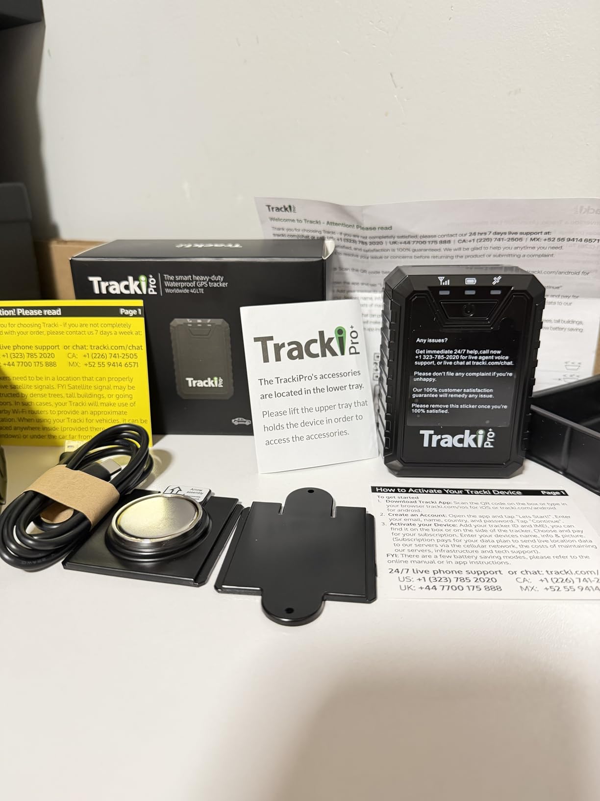 Tracki Pro GPS Tracker for Vehicles - Magnetic Waterproof 4G LTE Car Tracker, Long-Life Battery Up to 7 Months customer photo 1