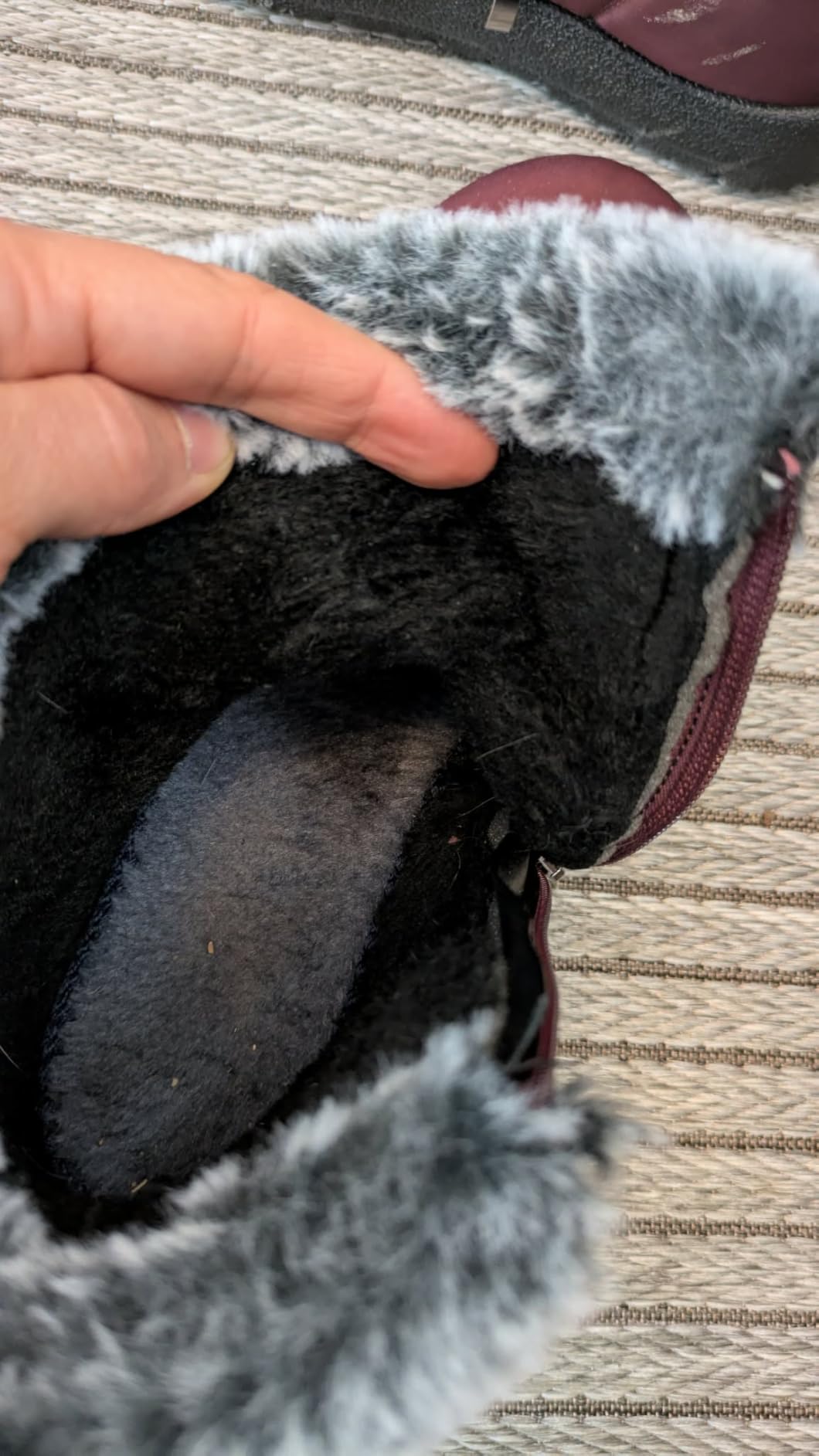Women Winter Snow Boots: Black Waterproof Walking Booties Non Slip Fur Lined Warm Outdoor Ankle Short Boot customer photo 1