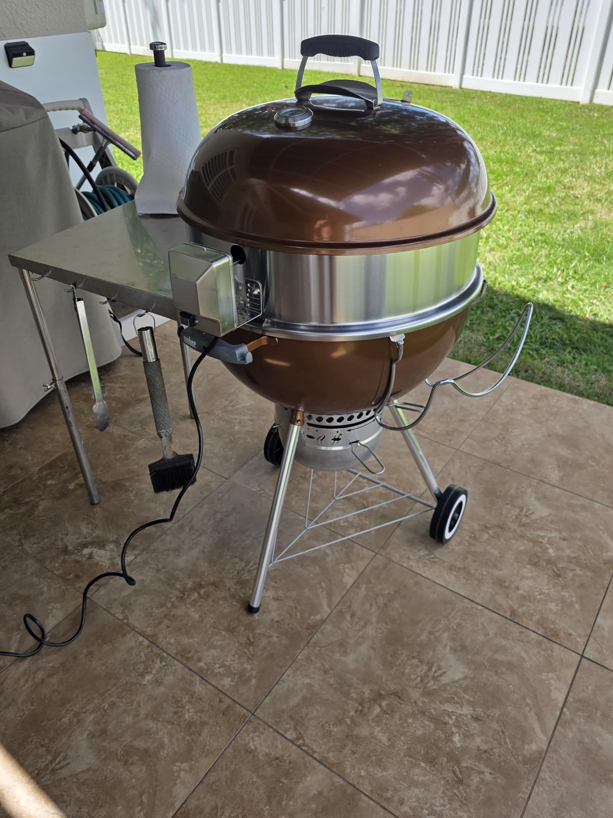 Skyflame Charkettle Rotisserie Ring Kit for Weber 22-Inch Kettle Charcoal and Other Similar Size Grills customer photo 1