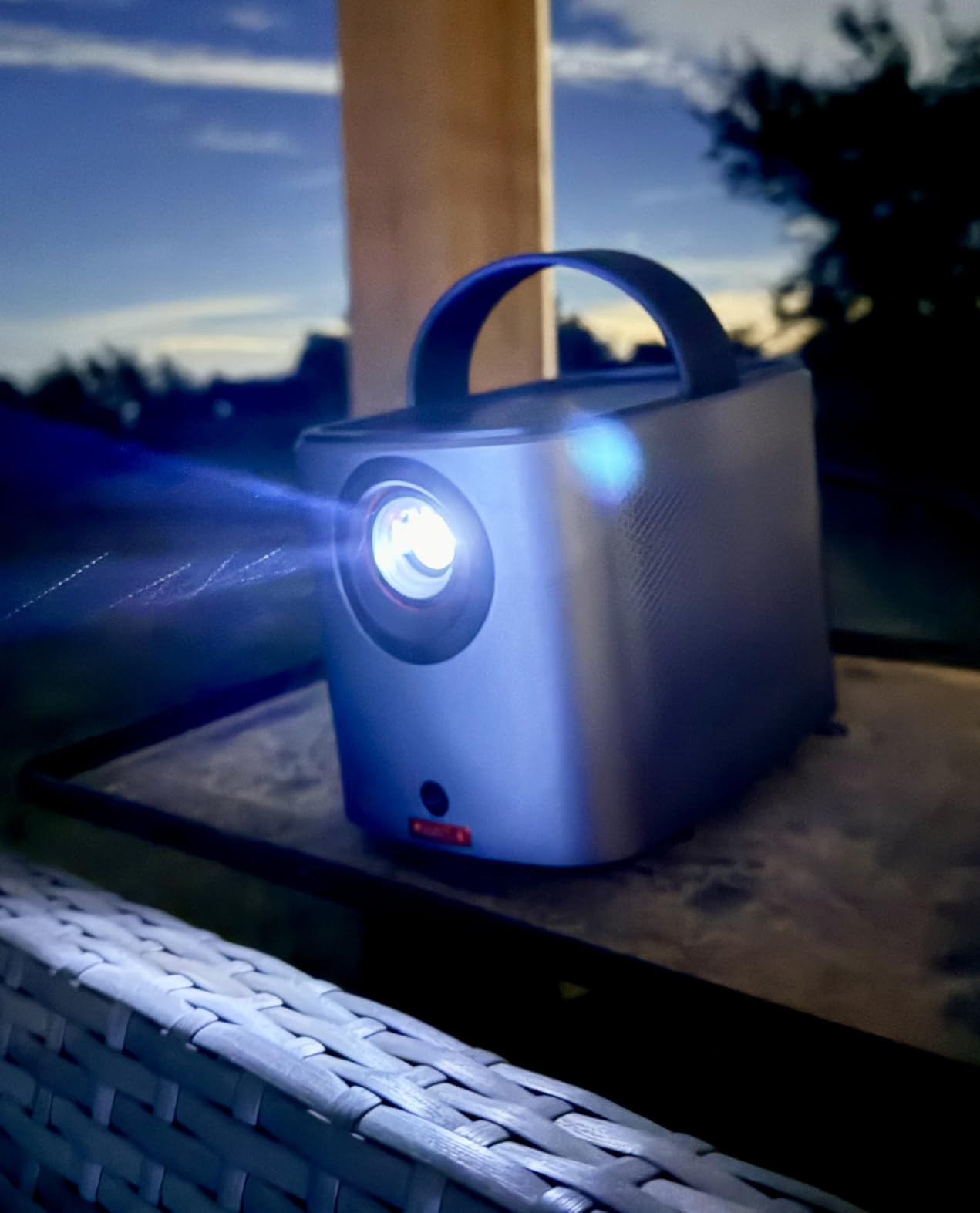 Mars 3 Air GTV Projector - Netflix Officially Licensed, 400 ANSI-Lumen Brightness, Native 1080P, Dolby Digital Sound, 150-Inch Picture, Built-In Battery for 2.5 Hours of Playtime customer photo 1