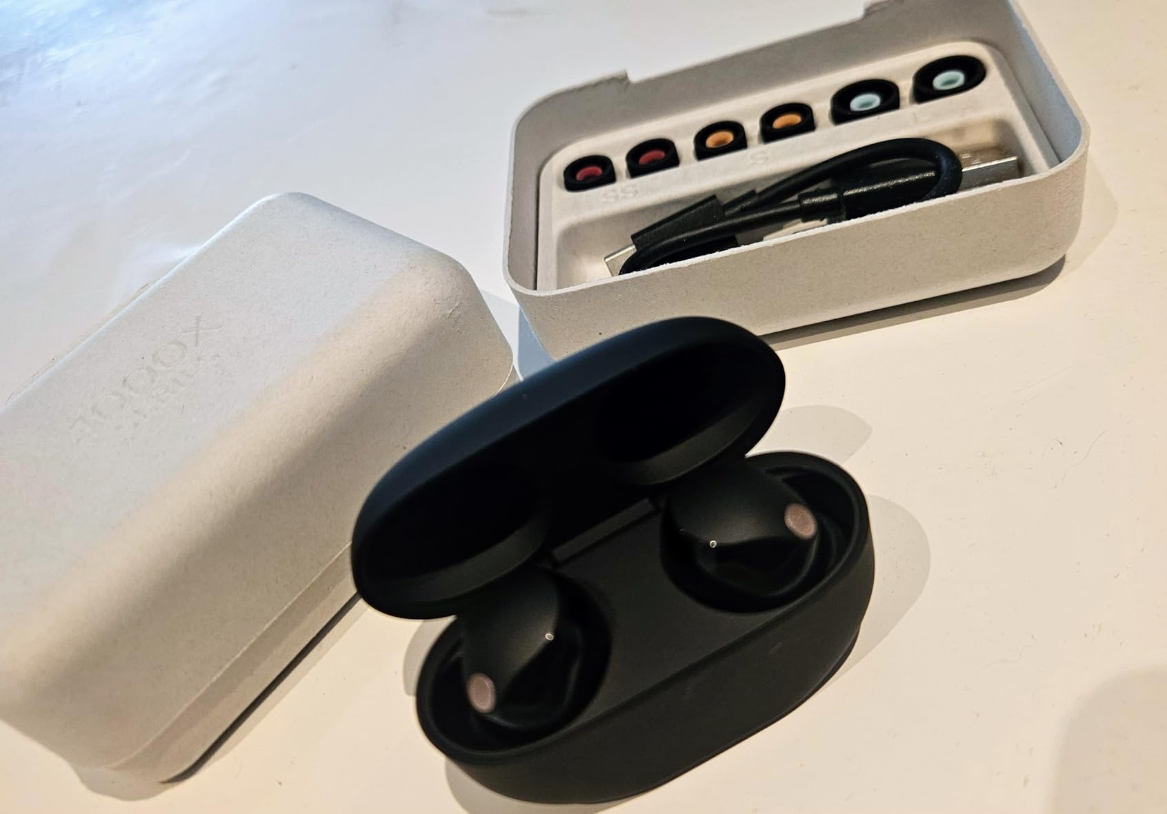 Sony WF-1000XM5 Truly Wireless Noise Canceling Earbuds (Black) customer photo 1