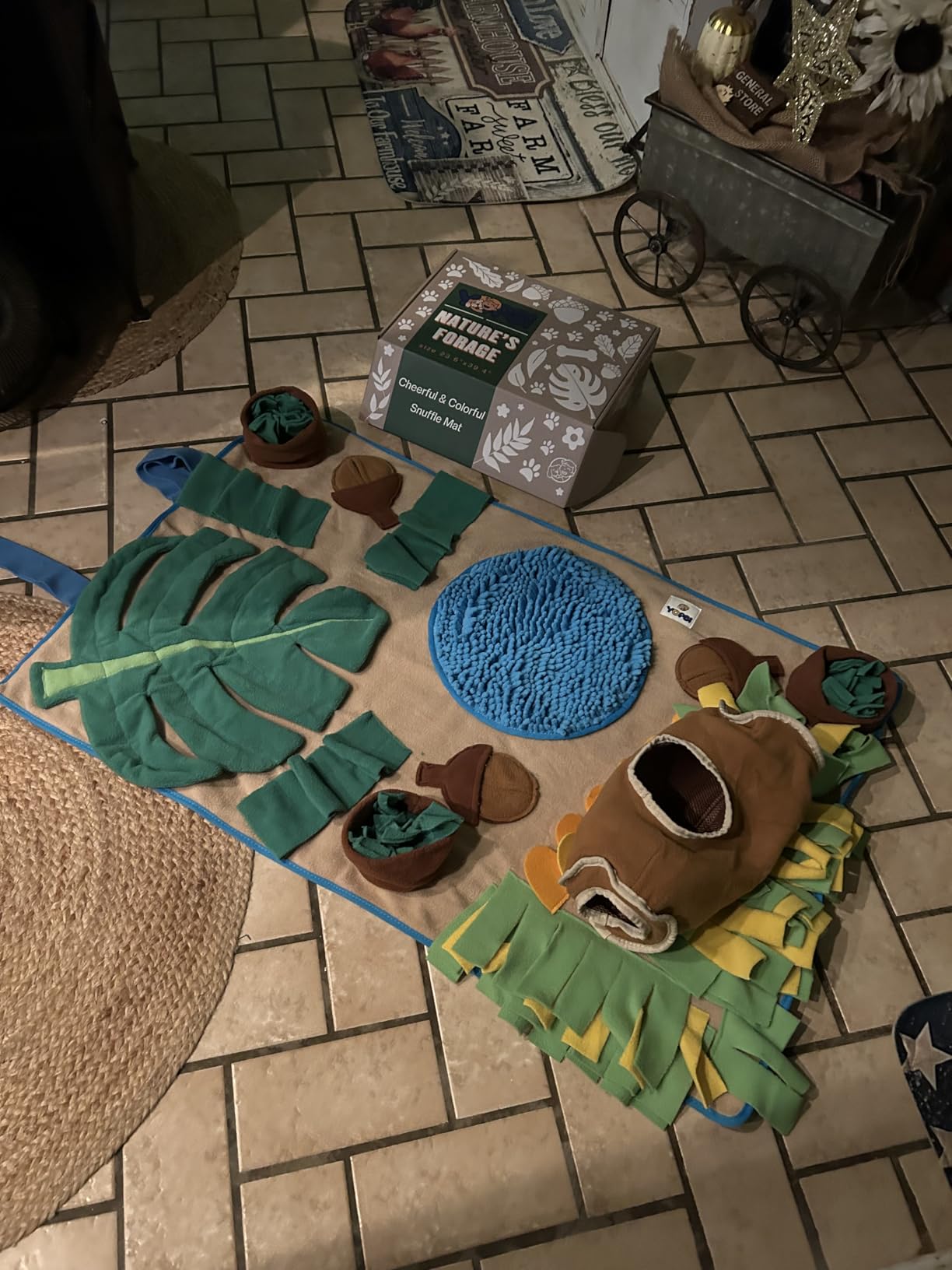 Snuffle Mat for Dogs Large Breed 39.4''x23.6''- Interactive Dog Toys for Boredom - Sniff mat - Mental Stimulation - Enrichment Toys customer photo 2