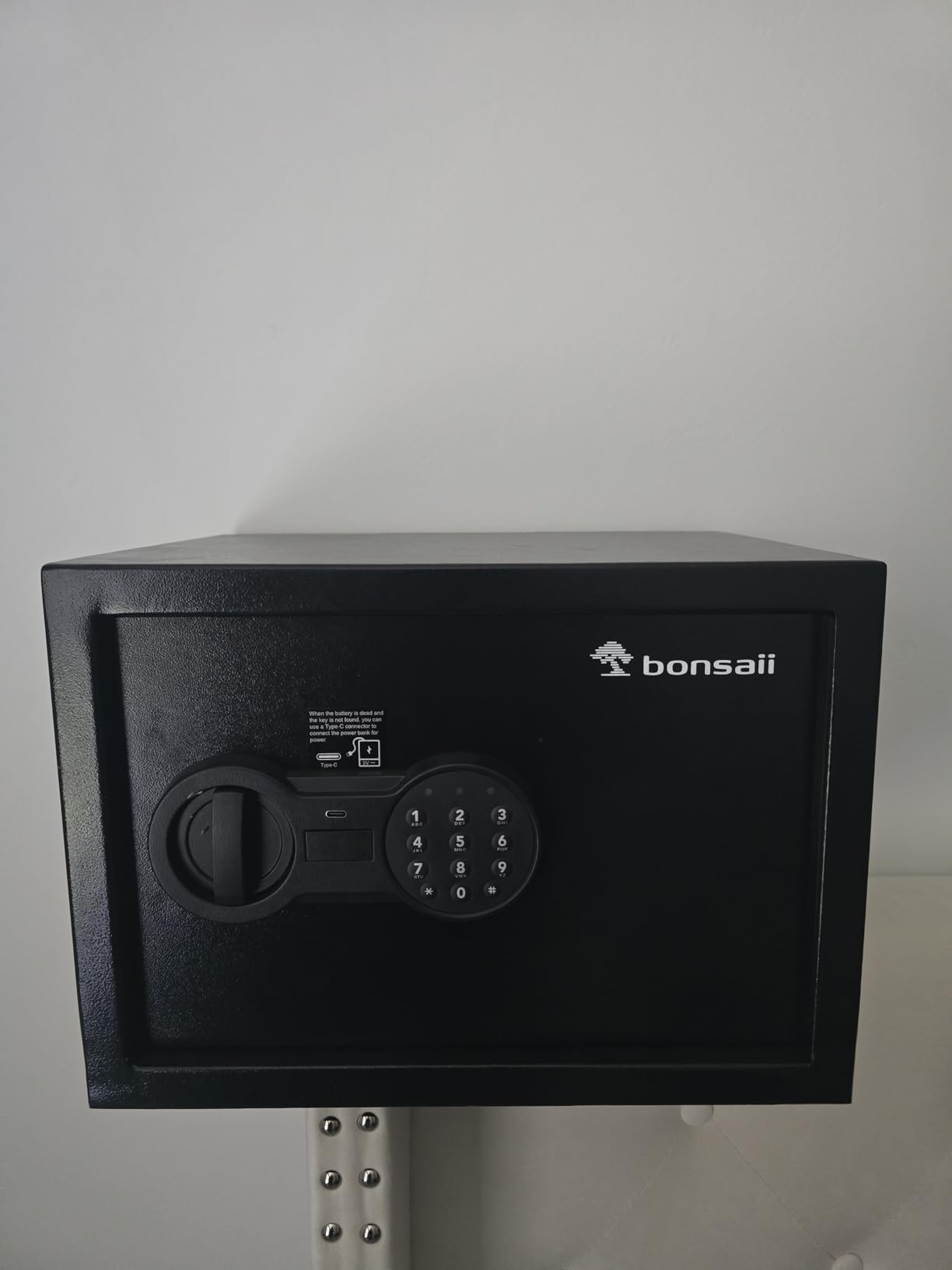 Bonsaii Safe, 0.6 Cubic Safe Box with Electronic Keypad, Removable Shelf, for Valuables Jewelry and Documents, SF002 customer photo 1