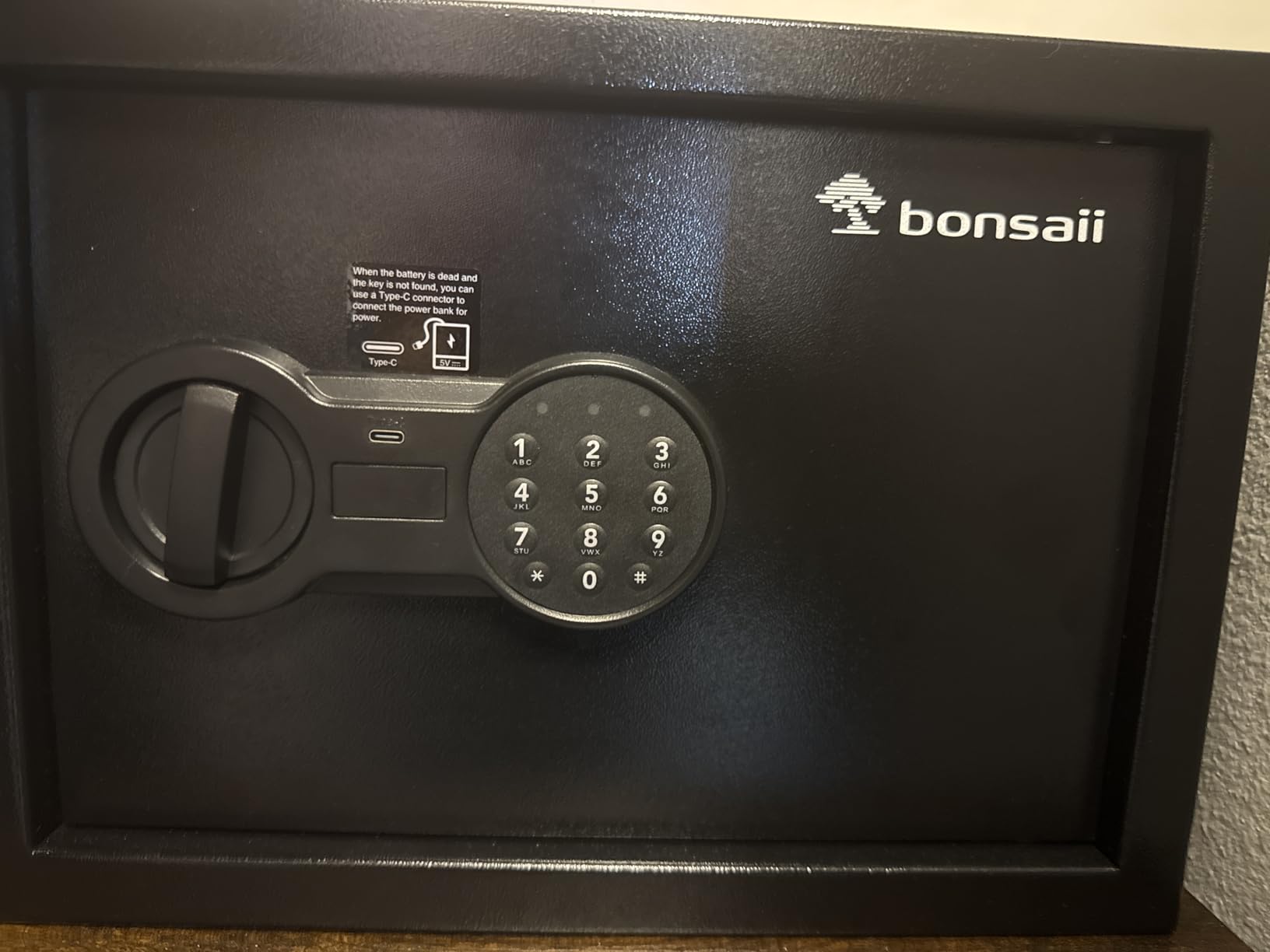 Bonsaii Safe, 0.6 Cubic Safe Box with Electronic Keypad, Removable Shelf, for Valuables Jewelry and Documents, SF002 customer photo 2