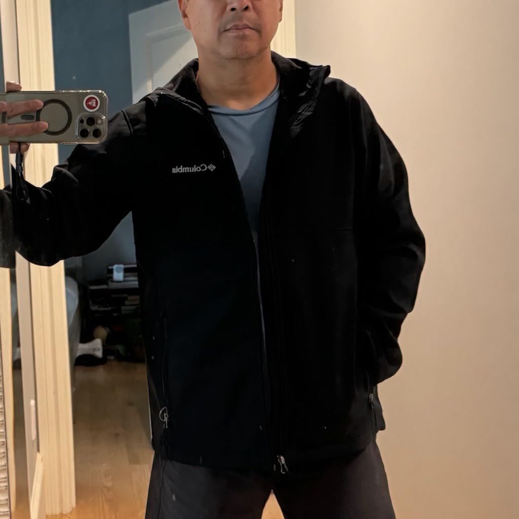 Columbia Mens Ascender II Hooded Softshell Rain Jacket customer photo 2
