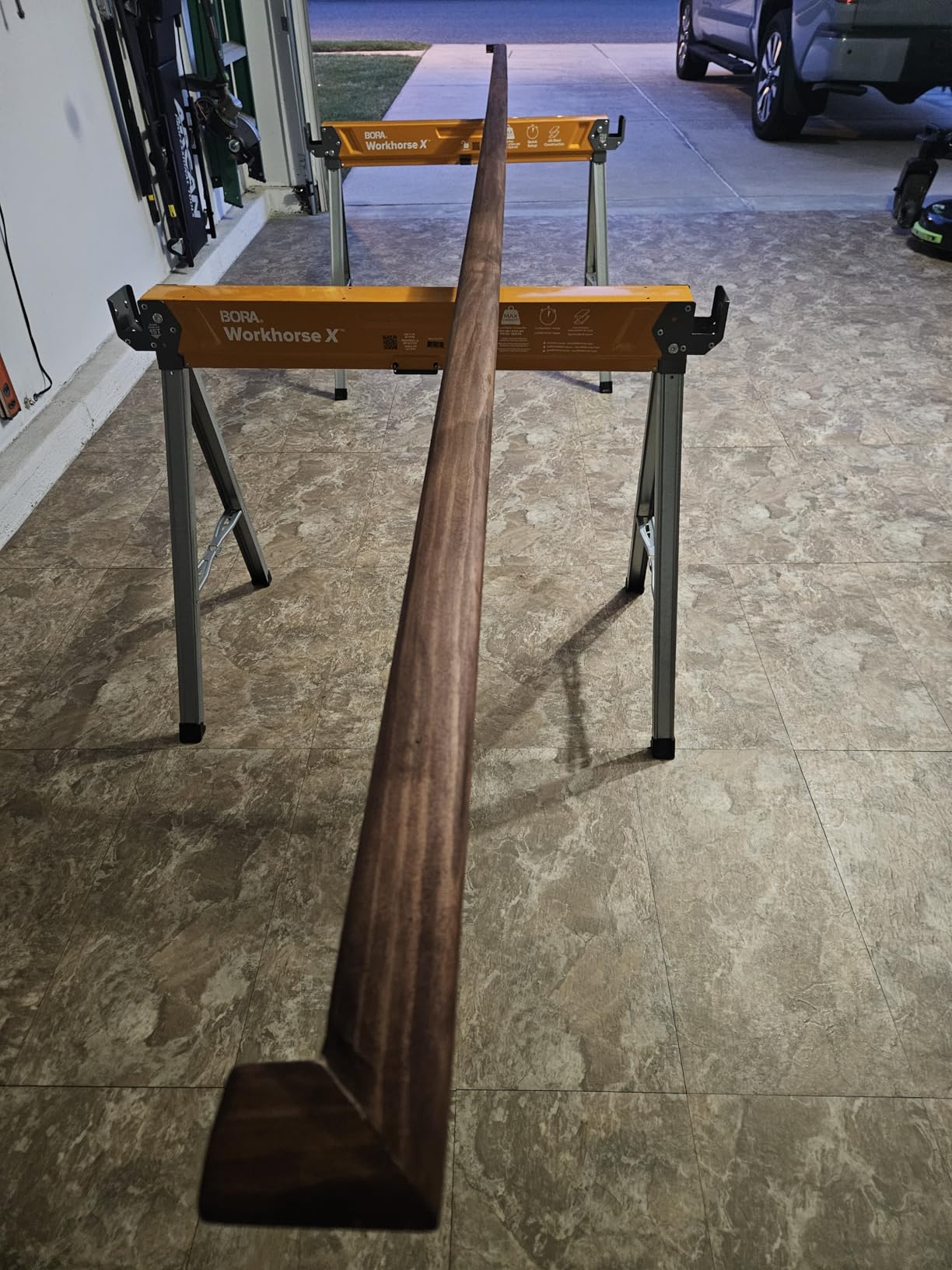 BORA Workhorse Saw horses 2 pack Folding Heavy Duty Metal Sawhorse with 2x4 Bracket Built in Bottle Opener Professional Saw Horse for Woodworking Carpenters Contractors PM-3350T customer photo 2