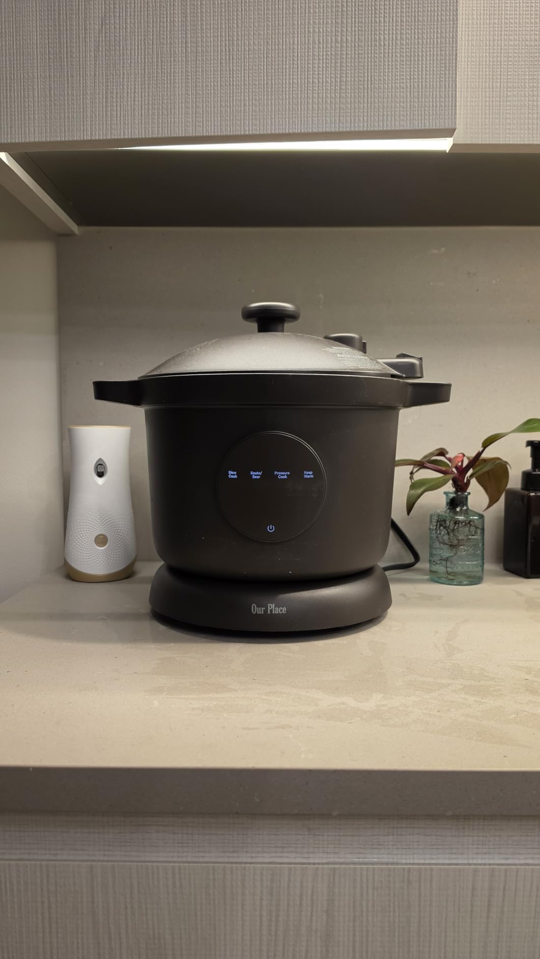 Our Place Dream Cooker | 6 Qt Ceramic Nonstick Multicooker & Pressure Cooker with Touchscreen Controls & Auto Steam Release | 4 Modes: Pressure Cook, Sauté/Sear, Slow Cook & Warm | Char customer photo 2